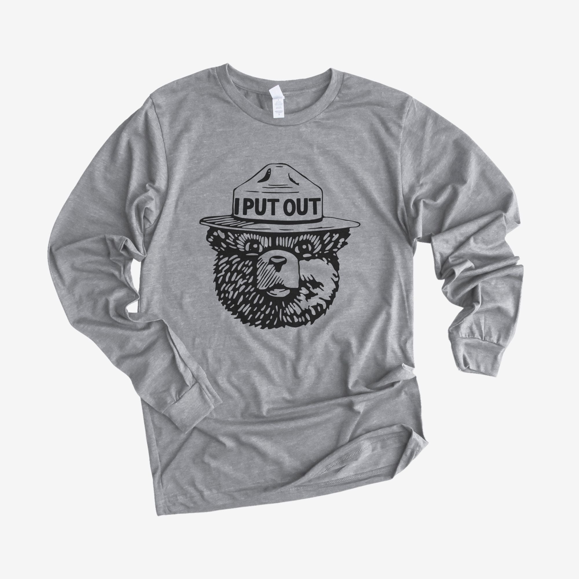 Funny I Put Out Bear Long Sleeve *UNISEX FIT*-Long Sleeves-208 Tees Wholesale, Idaho