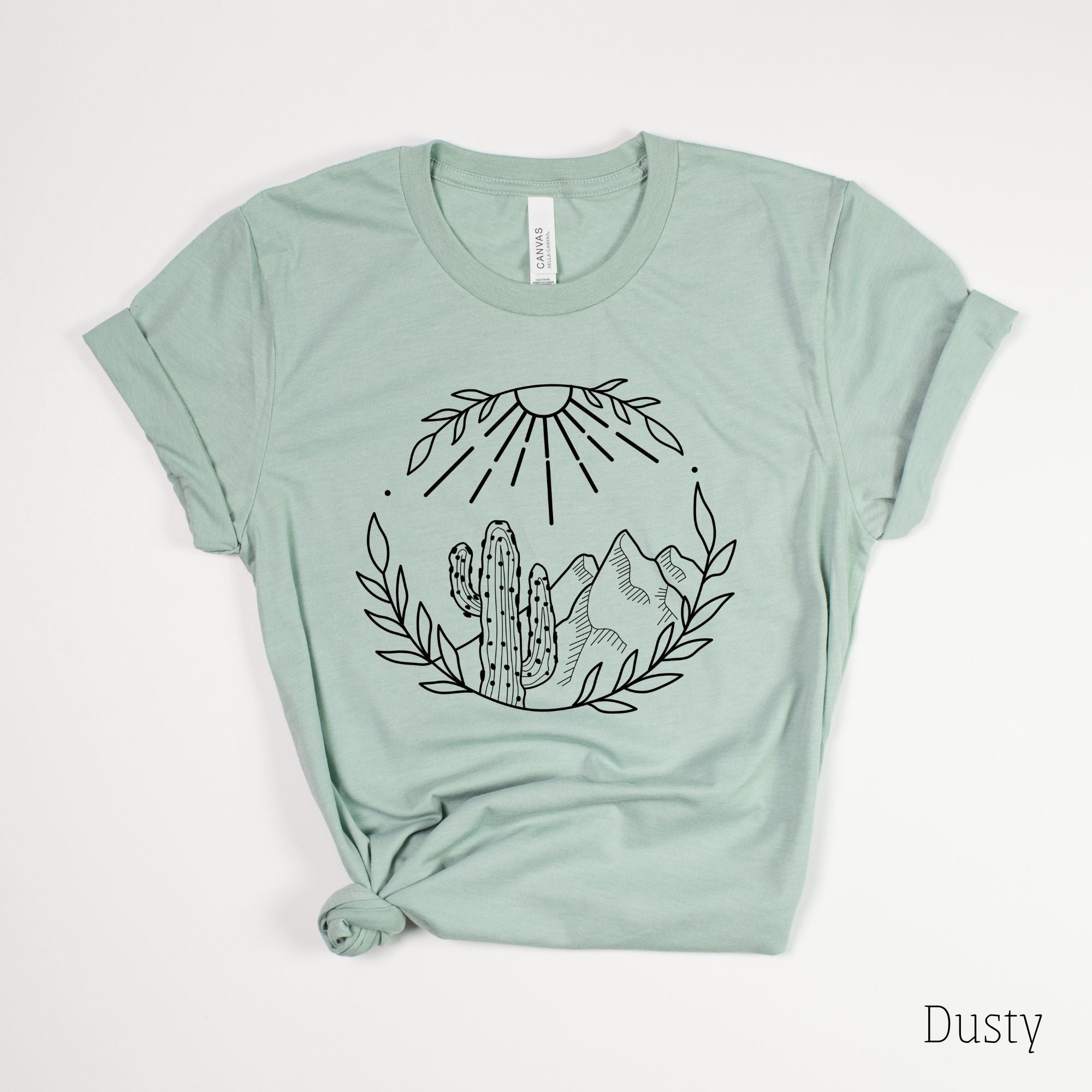 Cactus TShirt Desert Graphic Tee Western Saguaro Cactus *UNISEX FIT*-Womens Tees-208 Tees Wholesale, Idaho