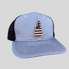 New Hampshire Flag Hat-Hats-208 Tees Wholesale, Idaho