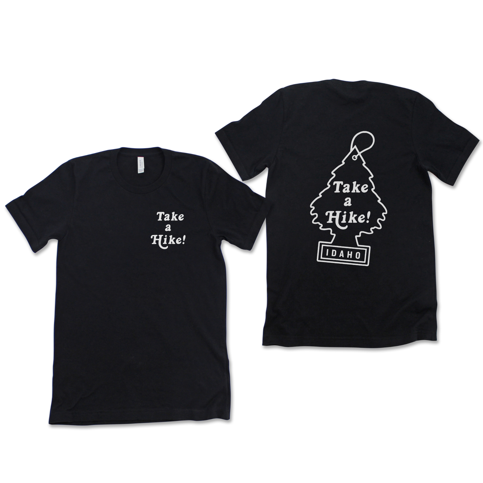 Take a Hike Idaho Front & Back Graphic Tee 308-Graphic Tees-208 Tees Wholesale, Idaho