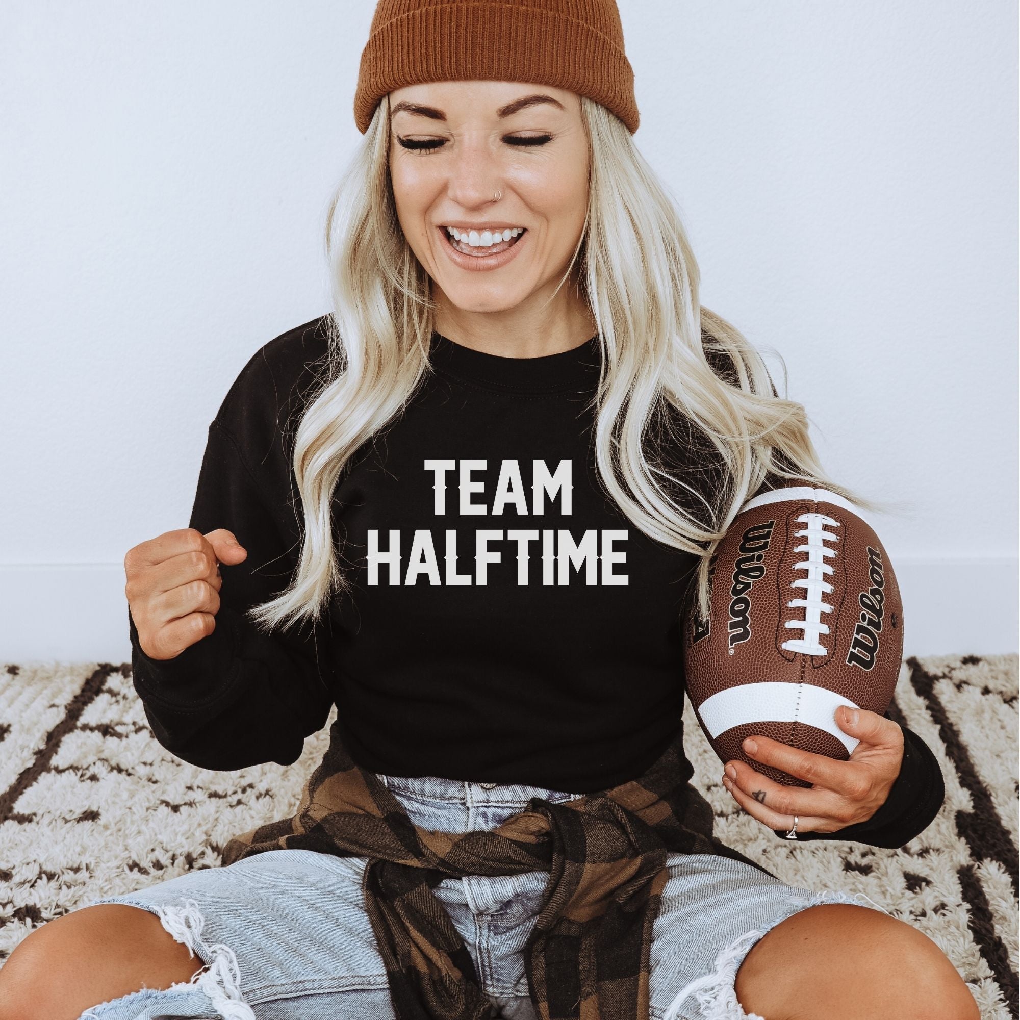 Team Halftime Sweatshirt - Hilarious Football Hoodie or Crewneck *UNISEX FIT*-Sweatshirts-208 Tees Wholesale, Idaho