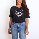 Mountain Heart Graphic Tee 067-Graphic Tees-208 Tees Wholesale, Idaho