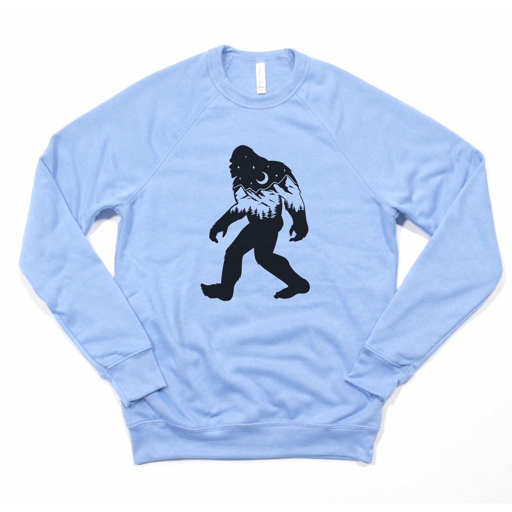 WHOLESALE Bigfoot Nature Crewneck | Hoodie Sweatshirt 180-Sweatshirts-208 Tees Wholesale, Idaho