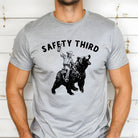 Hilarious Safety Third Bear Shirt TShirt *UNISEX FIT*-Graphic Tees-208 Tees Wholesale, Idaho