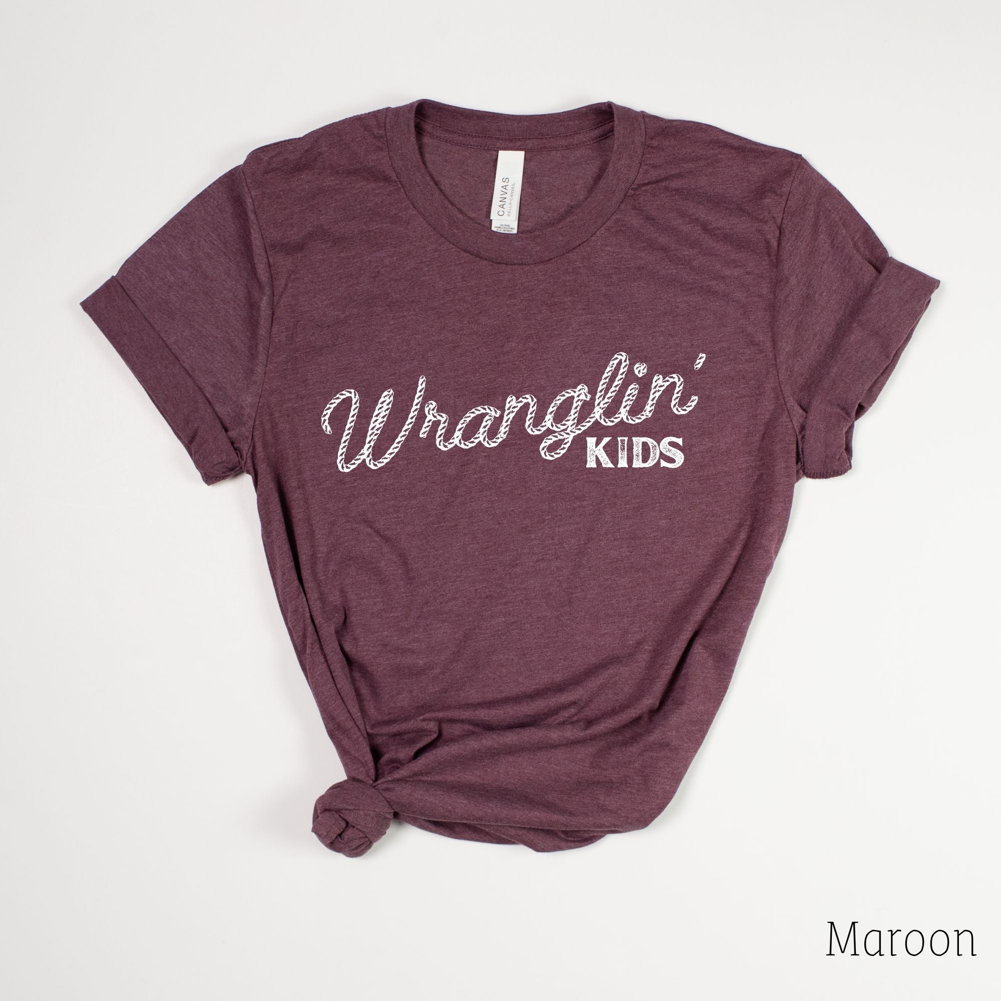Wranglin' Kids Graphic Tee, Funny Shirt for Mom *UNISEX FIT*-208 Tees Wholesale, Idaho