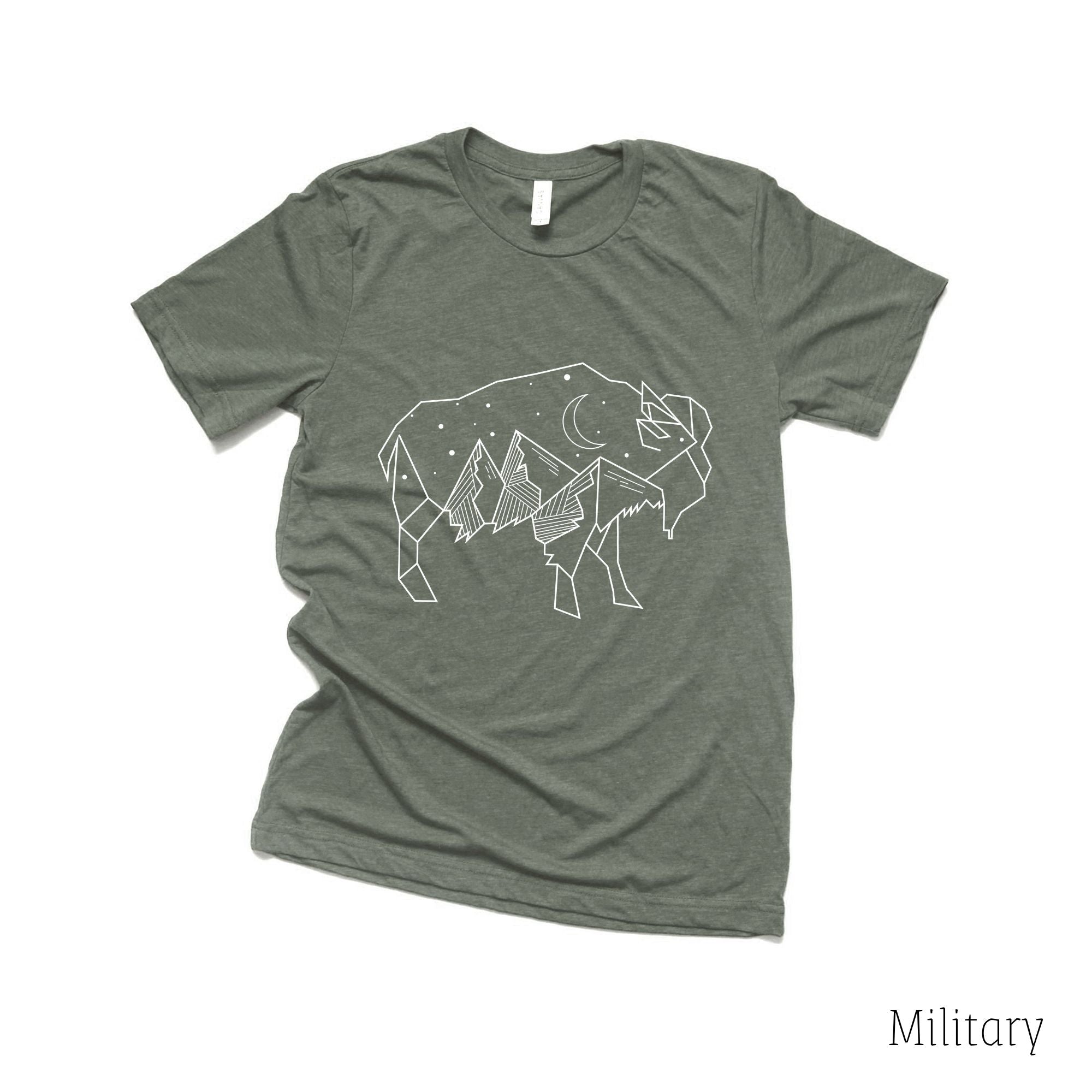 Buffalo T Shirt for Men *UNISEX FIT*-208 Tees Wholesale, Idaho