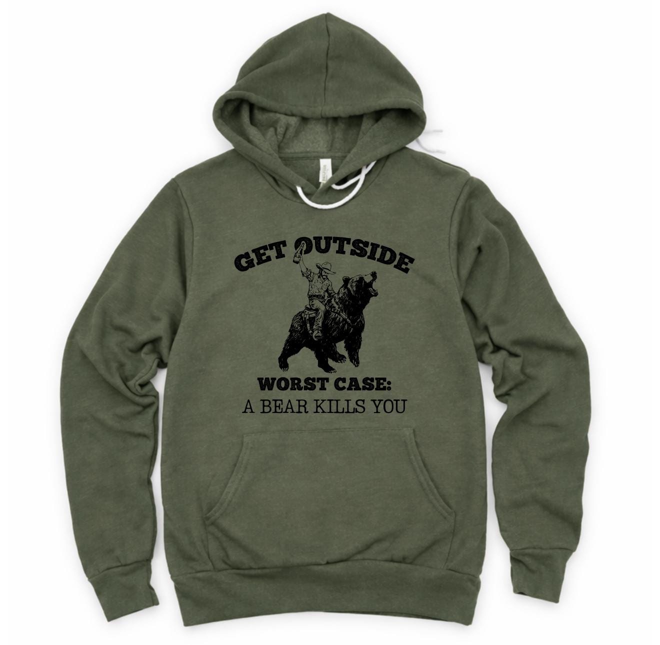 WHOLESALE Get Outside Funny Crewneck | Hoodie Sweatshirt 282-Sweatshirts-208 Tees Wholesale, Idaho