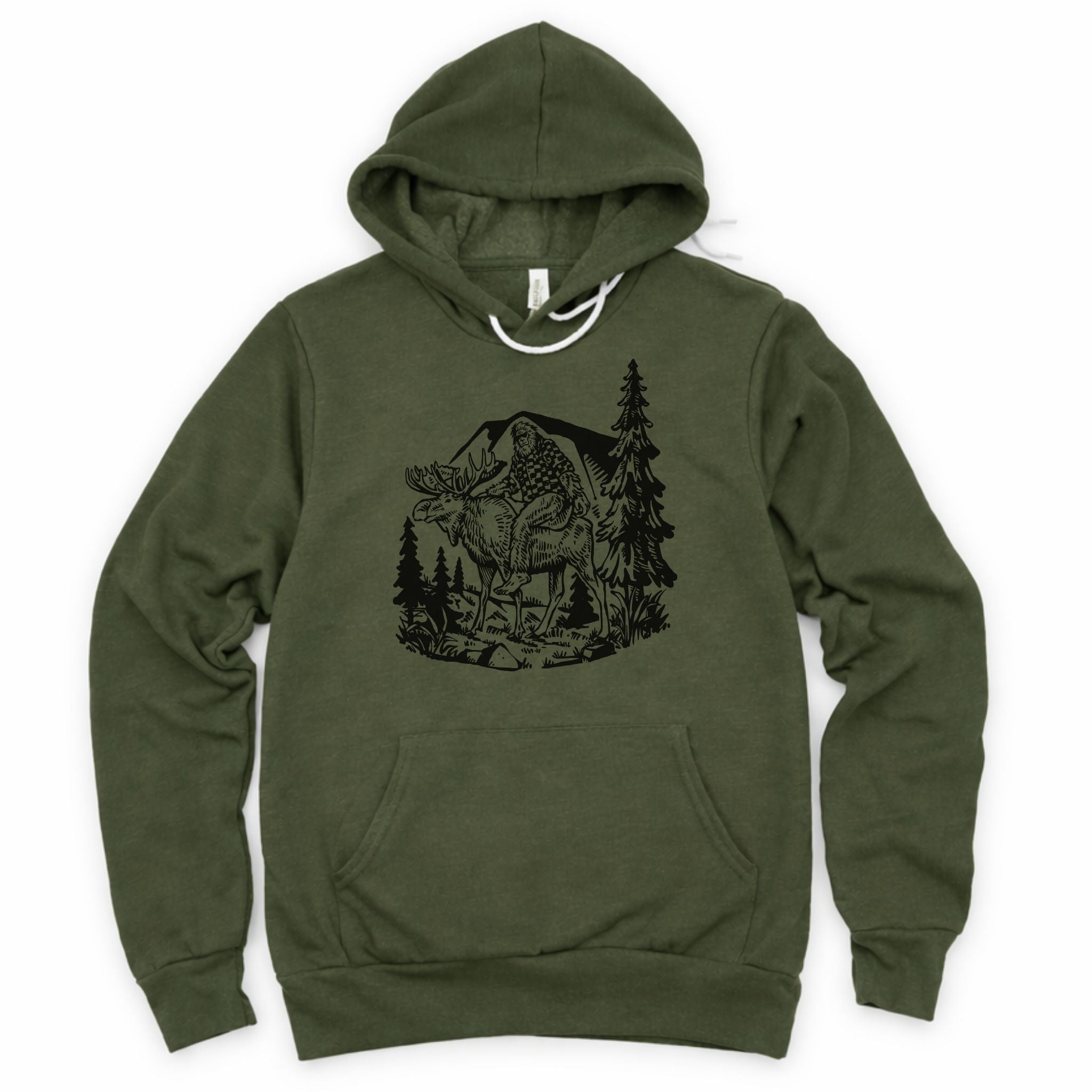 Bigfoot Moose Graphic Tee | Long Sleeve | Hoodie | Sweatshirt 084-Graphic Tees-208 Tees Wholesale, Idaho
