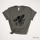 Cute Cow Graphic Tee for Women *UNISEX FIT*-208 Tees Wholesale, Idaho