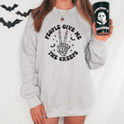 People Give Me The Creeps Halloween Crewneck Sweatshirt - Cozy Hoodie for October *UNISEX FIT*-Sweatshirts-208 Tees Wholesale, Idaho