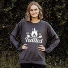 Let's Get Toasted Camping Sweatshirt - Campfire Hoodie or Crewneck *UNISEX FIT*-Sweatshirts-208 Tees Wholesale, Idaho