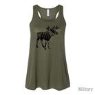 Moose Tank Top *UNISEX FIT*-Tank Tops-208 Tees Wholesale, Idaho