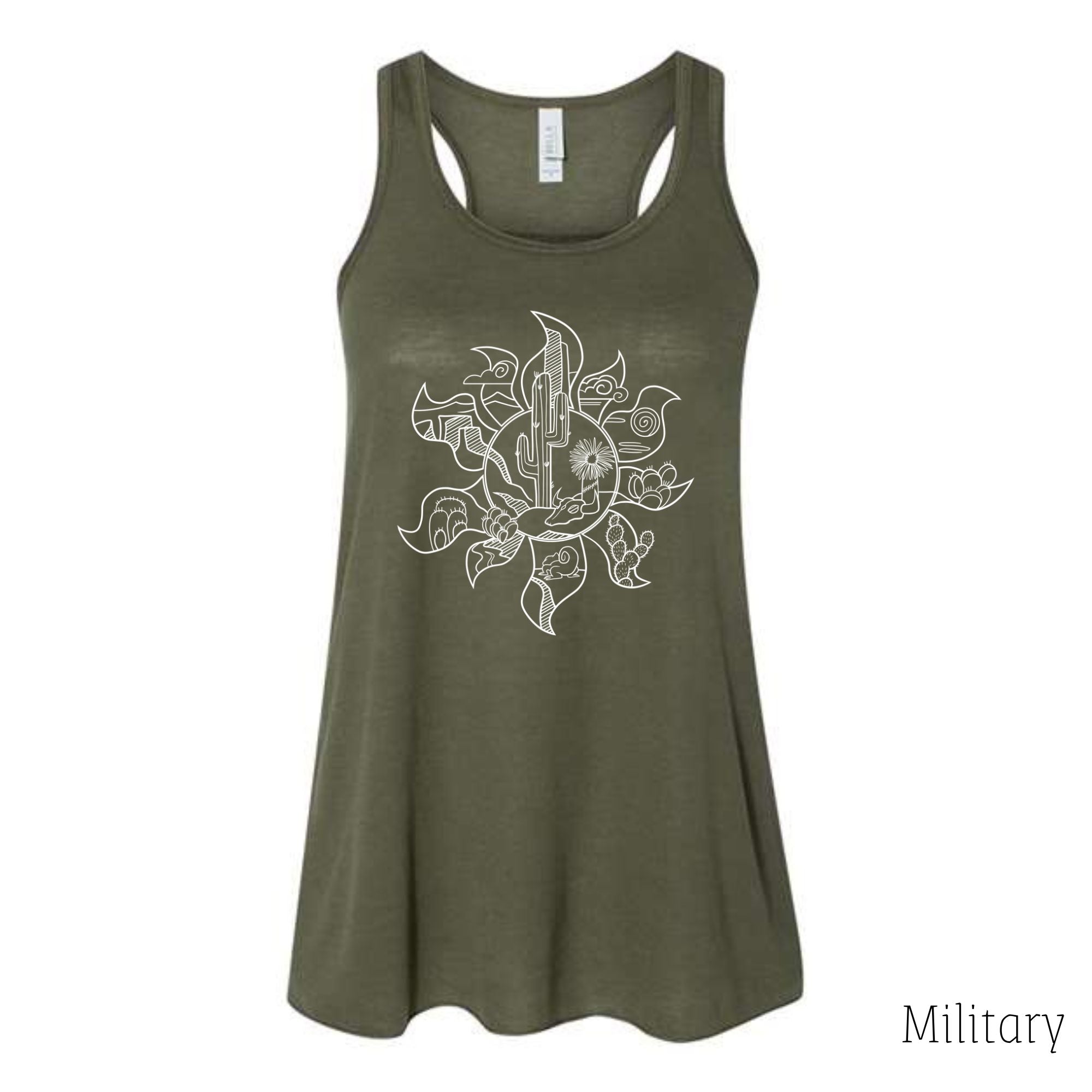 Desert Sun Tank Top-Tank Tops-208 Tees Wholesale, Idaho