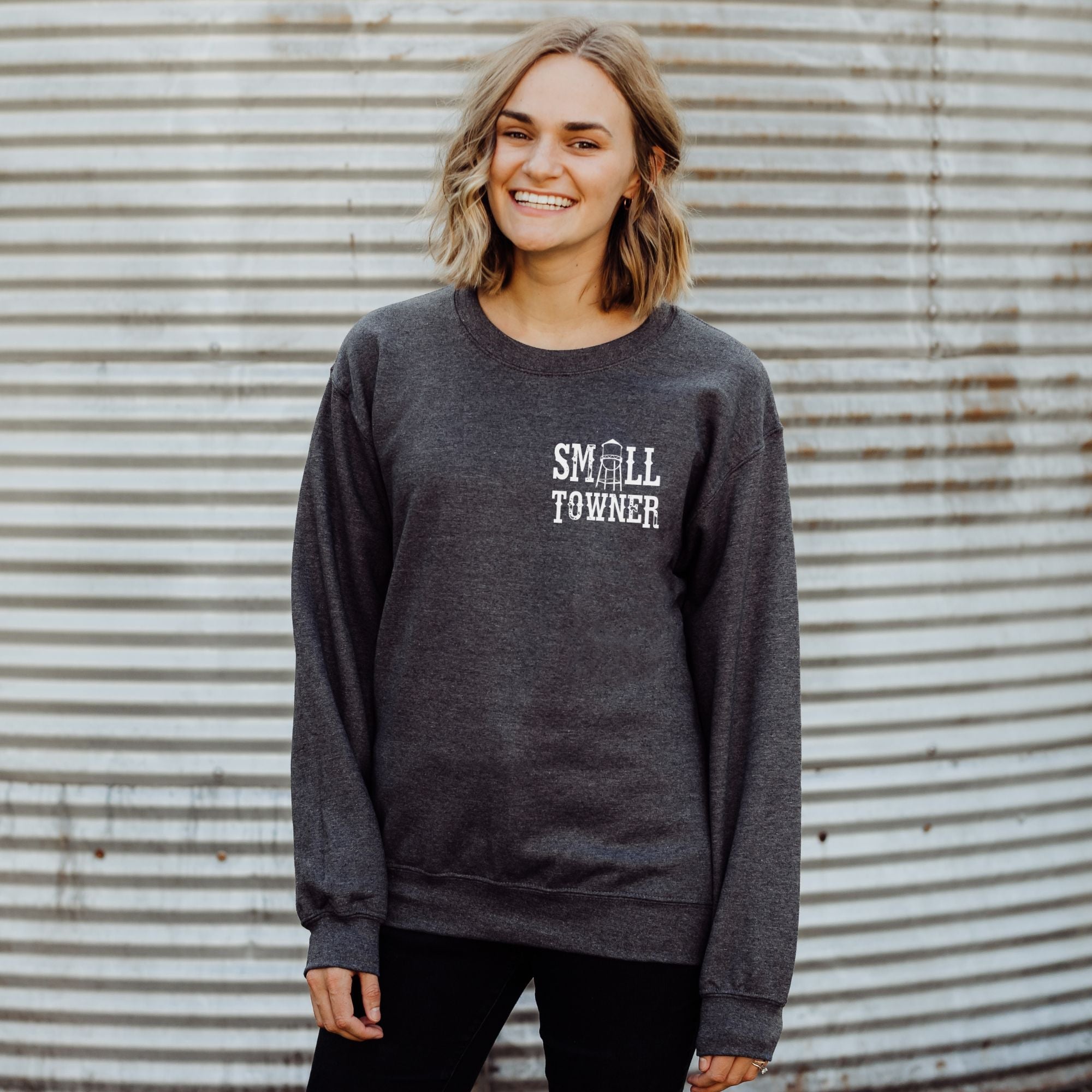 Small Towner Sweatshirt *UNISEX FIT*-Sweatshirts-208 Tees Wholesale, Idaho