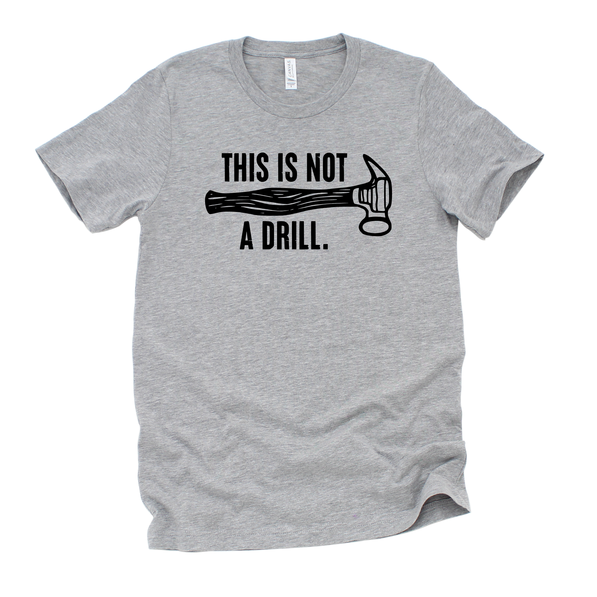 This Is Not A Drill Graphic Tee Long Sleeve 247-Graphic Tees-208 Tees Wholesale, Idaho