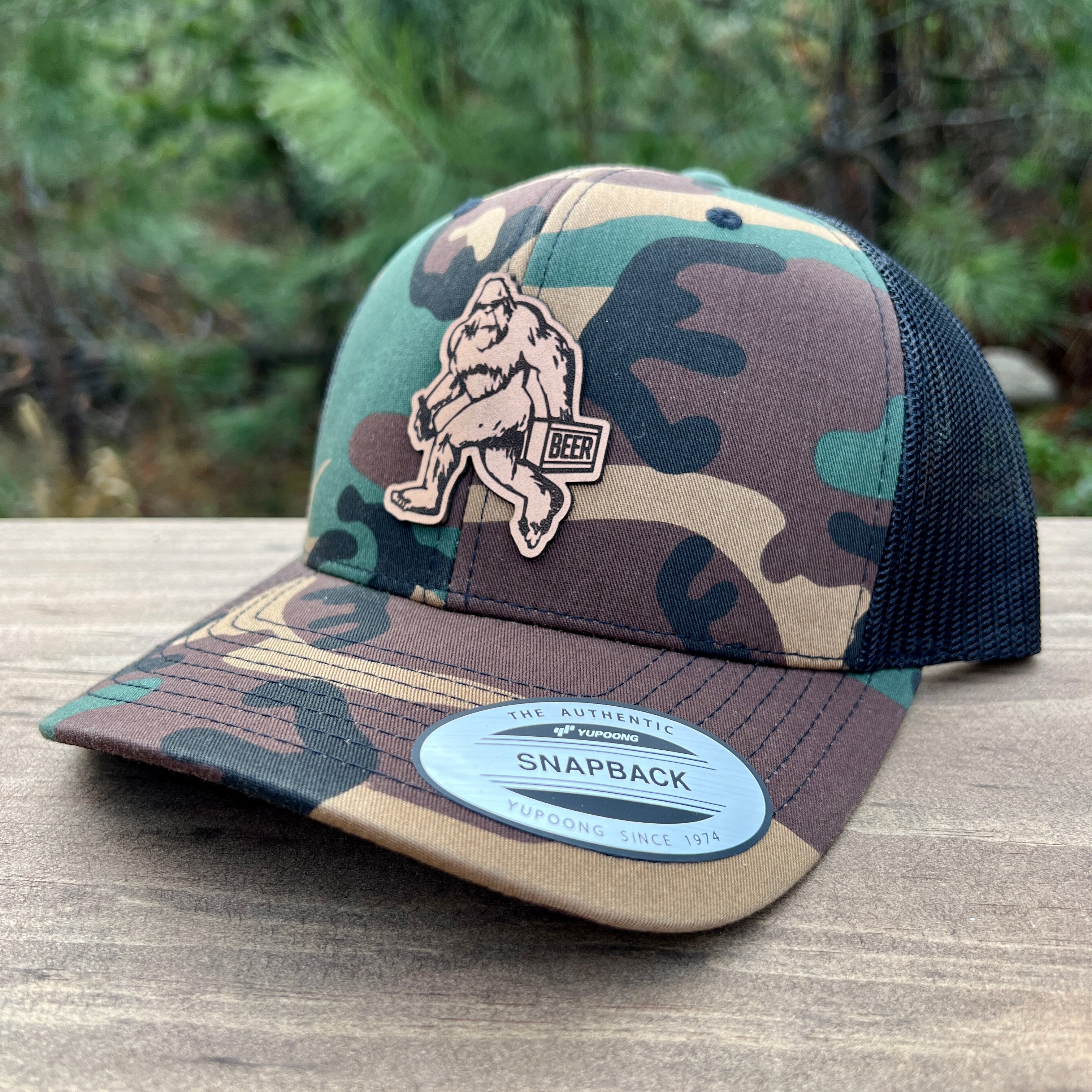 Bigfoot Loves Beer Hat-Hats-208 Tees Wholesale, Idaho