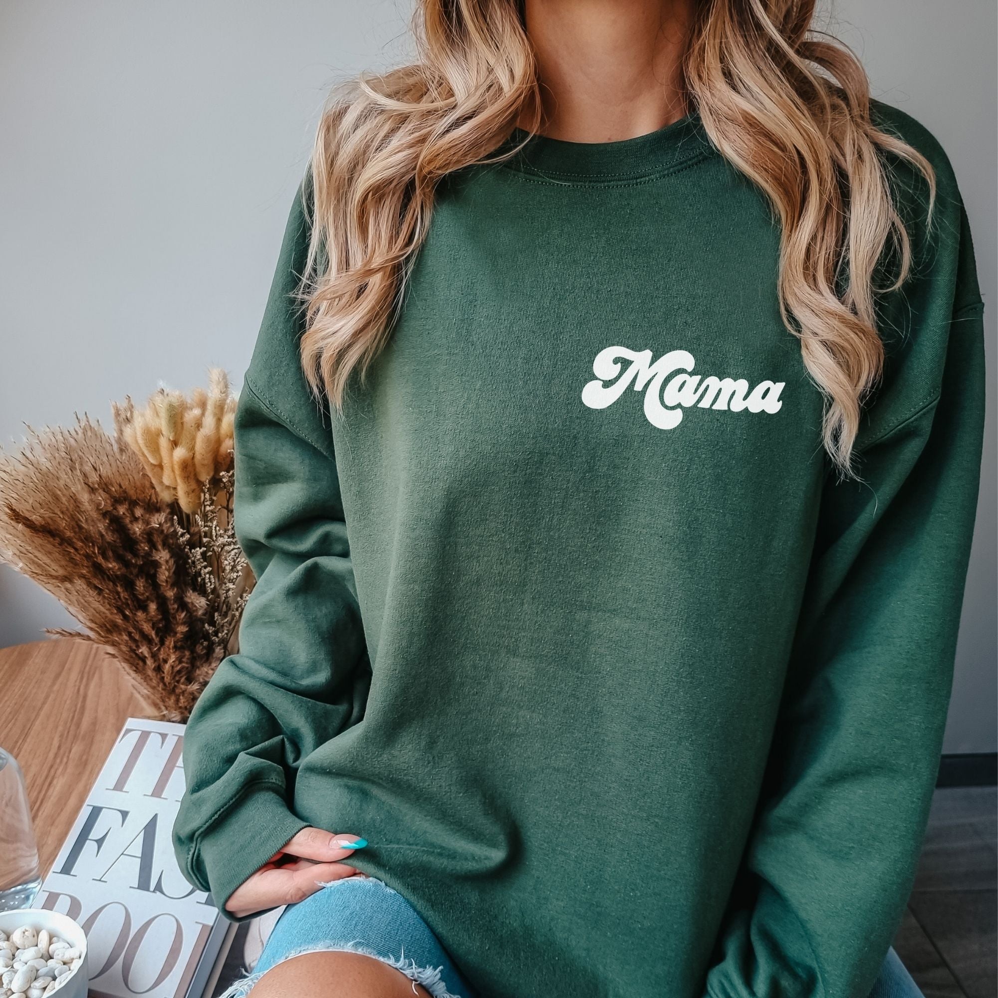 Simple Mama Sweatshirt *UNISEX FIT*-Sweatshirts-208 Tees Wholesale, Idaho