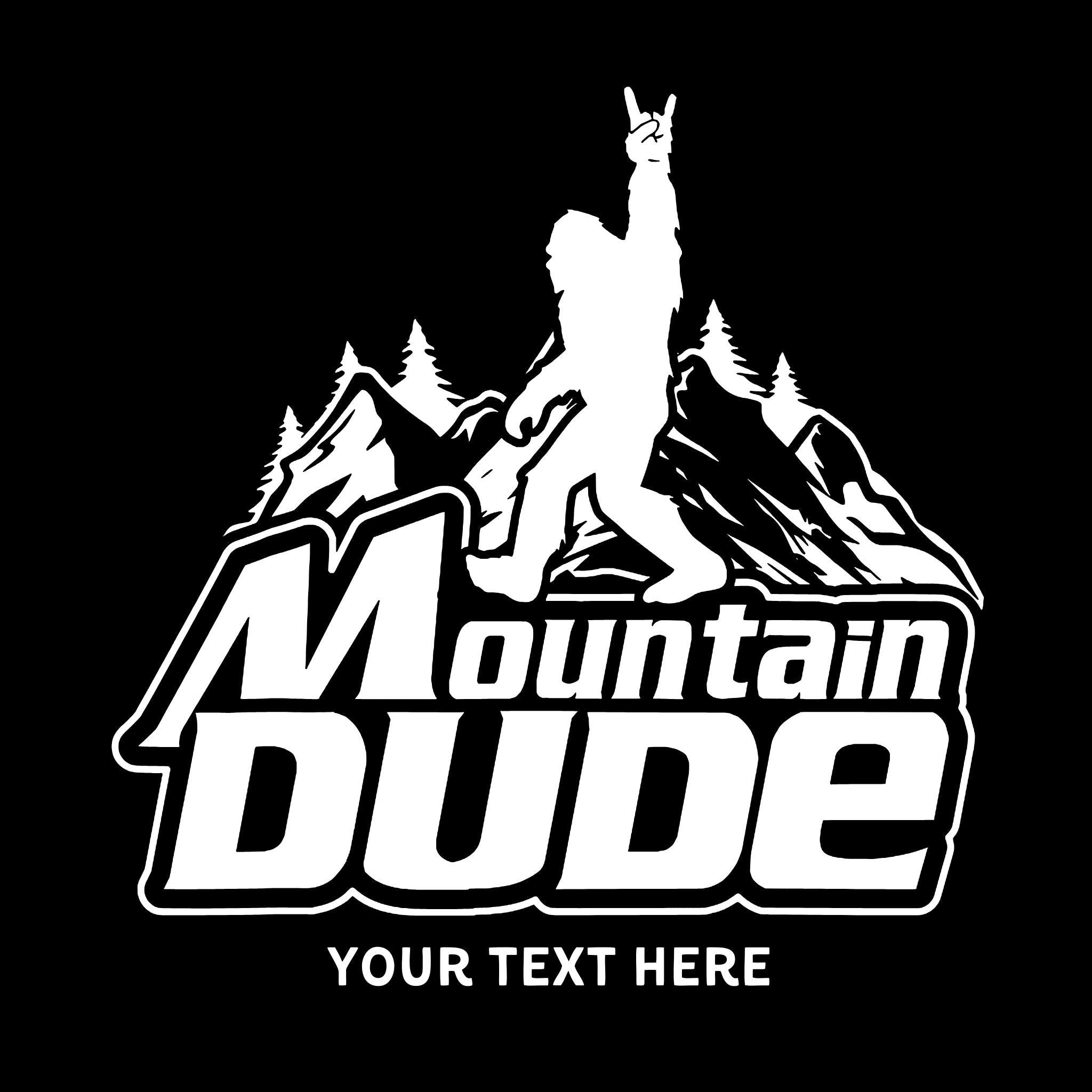WHOLESALE Mountain Dude Bigfoo Crewneck Sweatshirt | Hoodie 283-Sweatshirts-208 Tees Wholesale, Idaho
