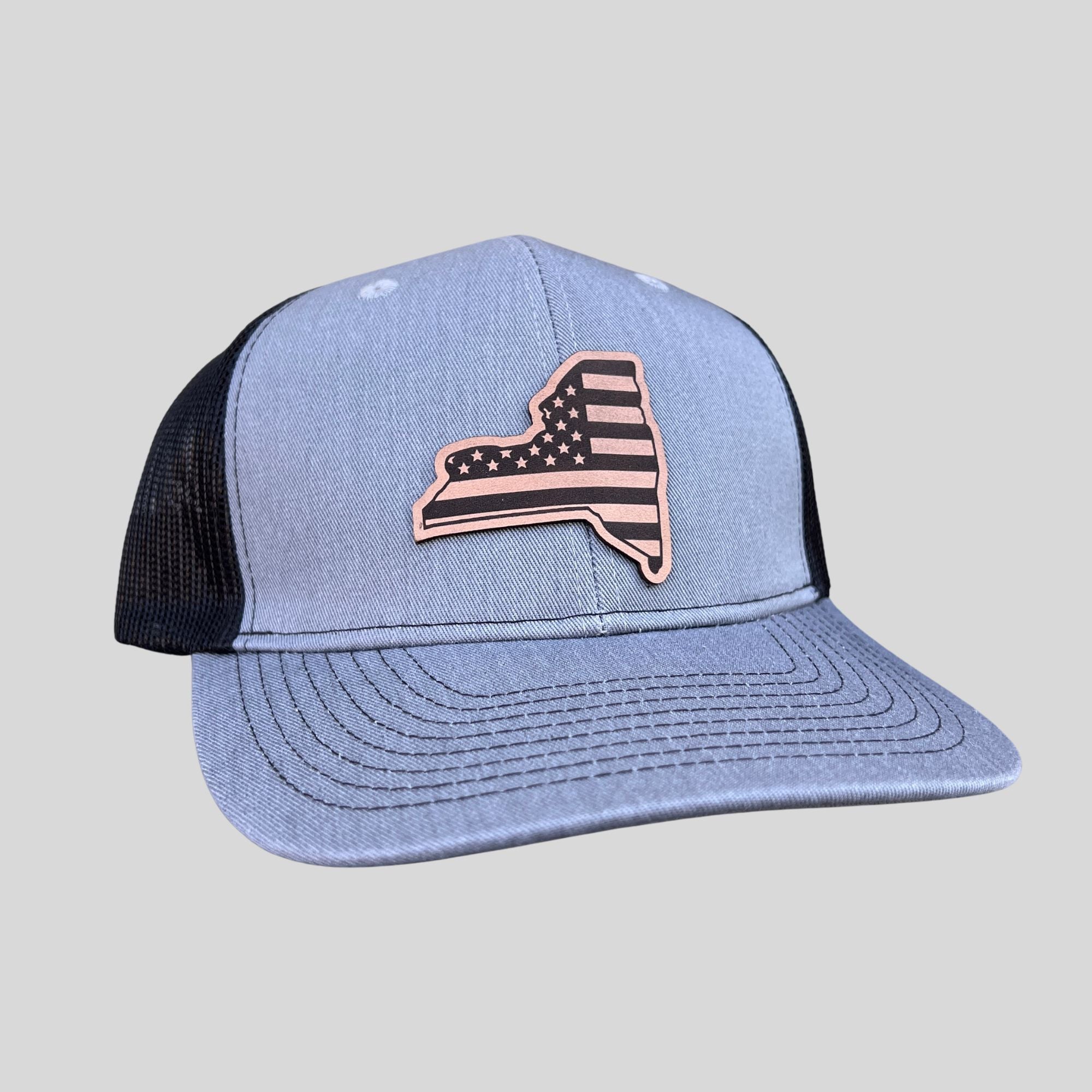 New York Flag Hat-Hats-208 Tees Wholesale, Idaho