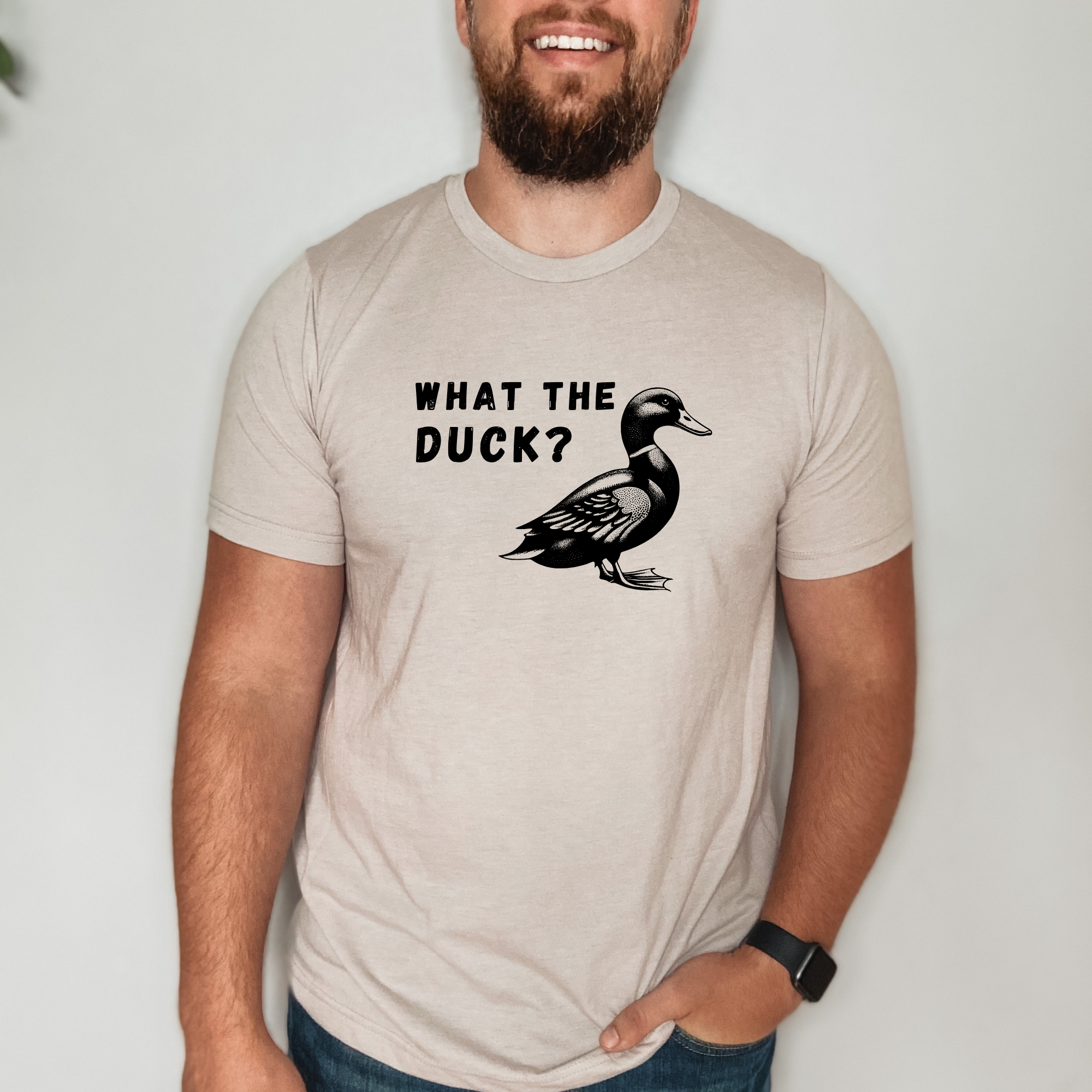 What the Duck? Graphic Tee Long Sleeve 063-Graphic Tees-208 Tees Wholesale, Idaho