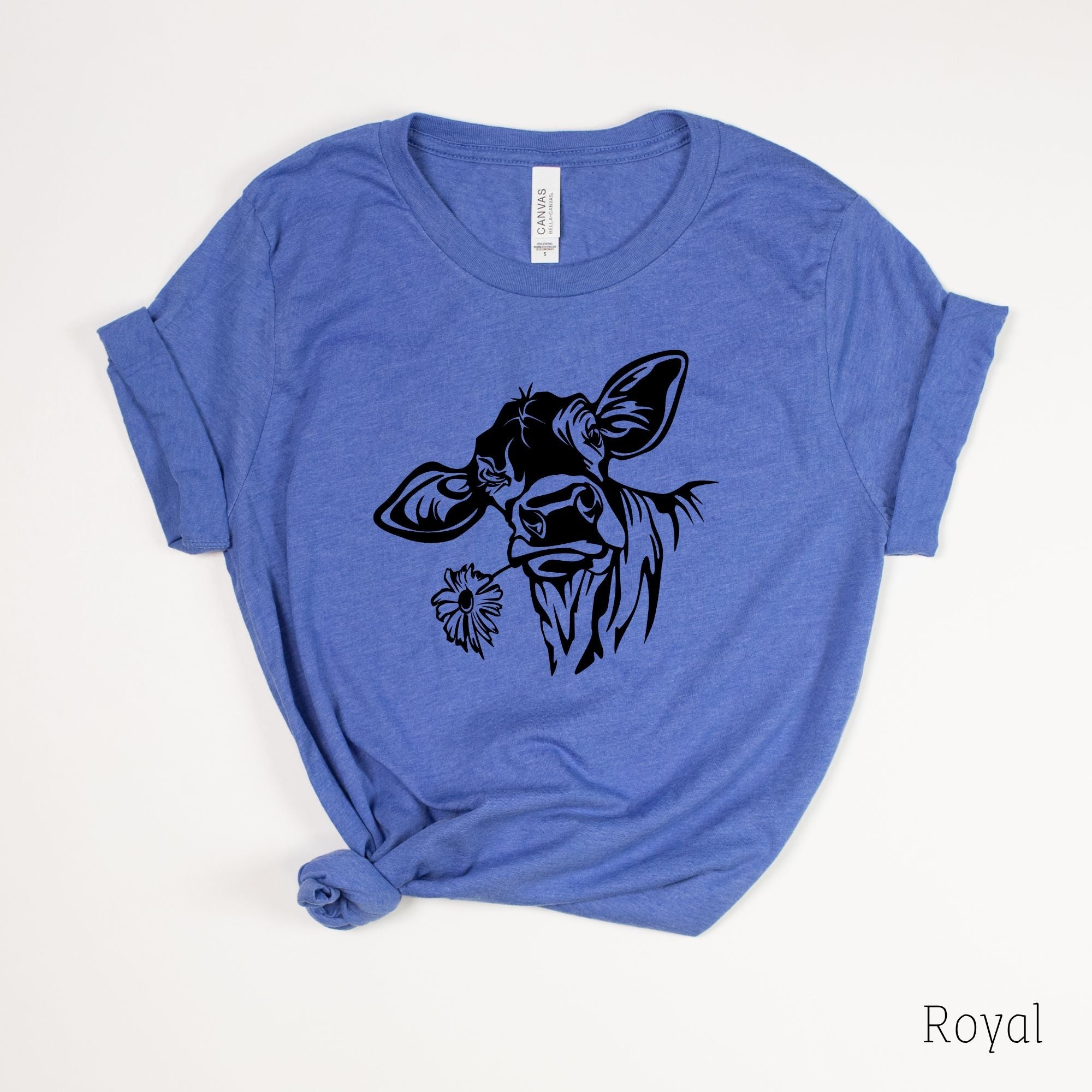 Cute Cow Graphic Tee for Women *UNISEX FIT*-208 Tees Wholesale, Idaho