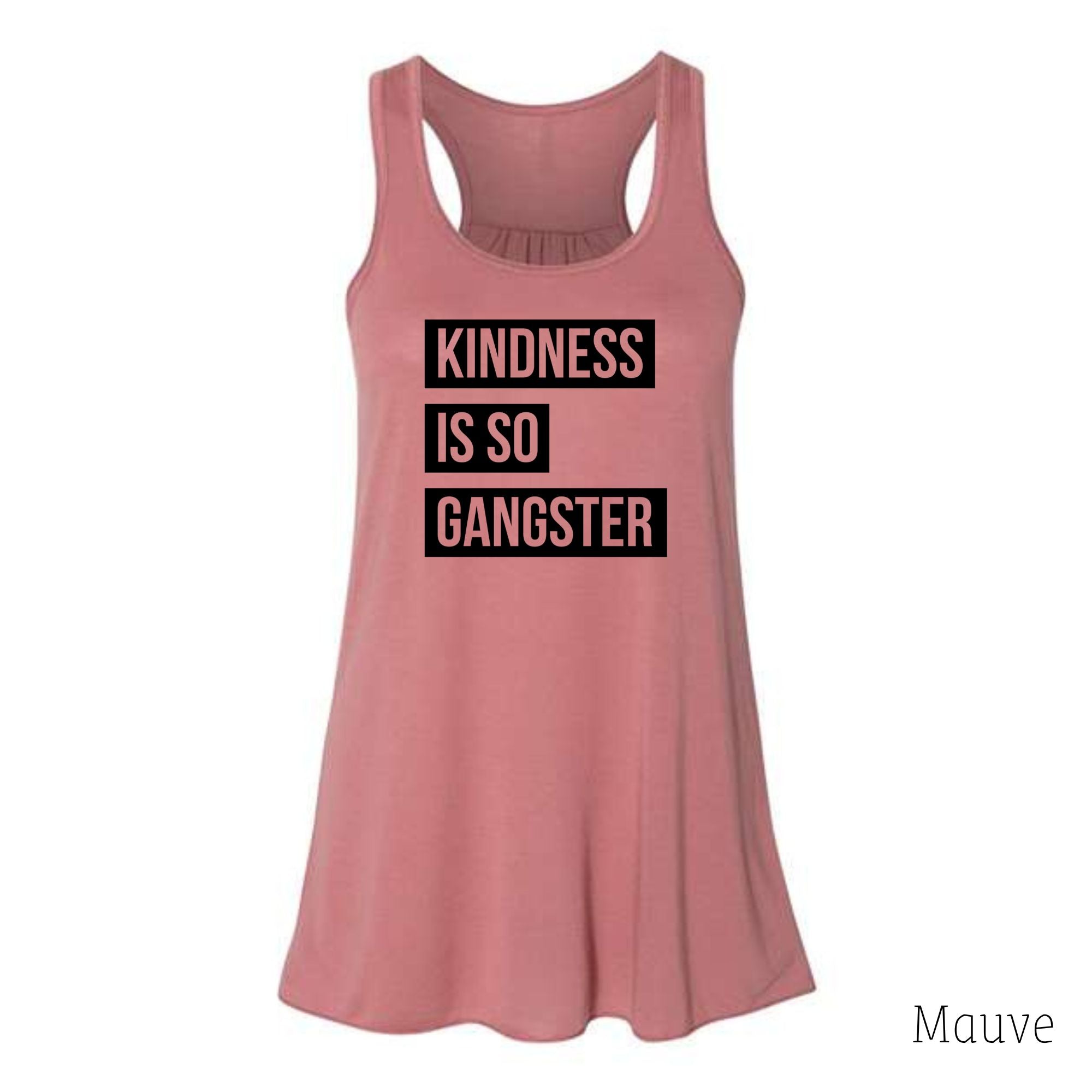 Kindness Is So Gangster Tank Top-Tank Tops-208 Tees Wholesale, Idaho