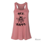 Bee Happy Tank Top-Tank Tops-208 Tees Wholesale, Idaho