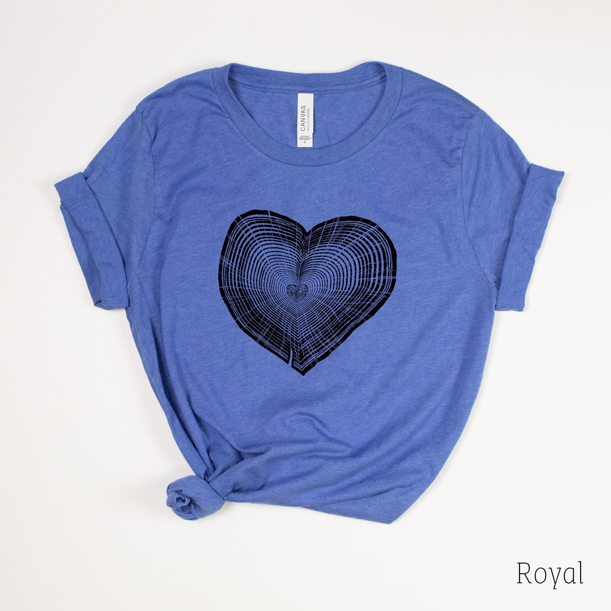 Tree Trunk Heart Shirt for Women *UNISEX FIT*-208 Tees Wholesale, Idaho