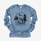 Bear, Alien, Bigfoot Camping Long Sleeve *UNISEX FIT*-Long Sleeves-208 Tees Wholesale, Idaho