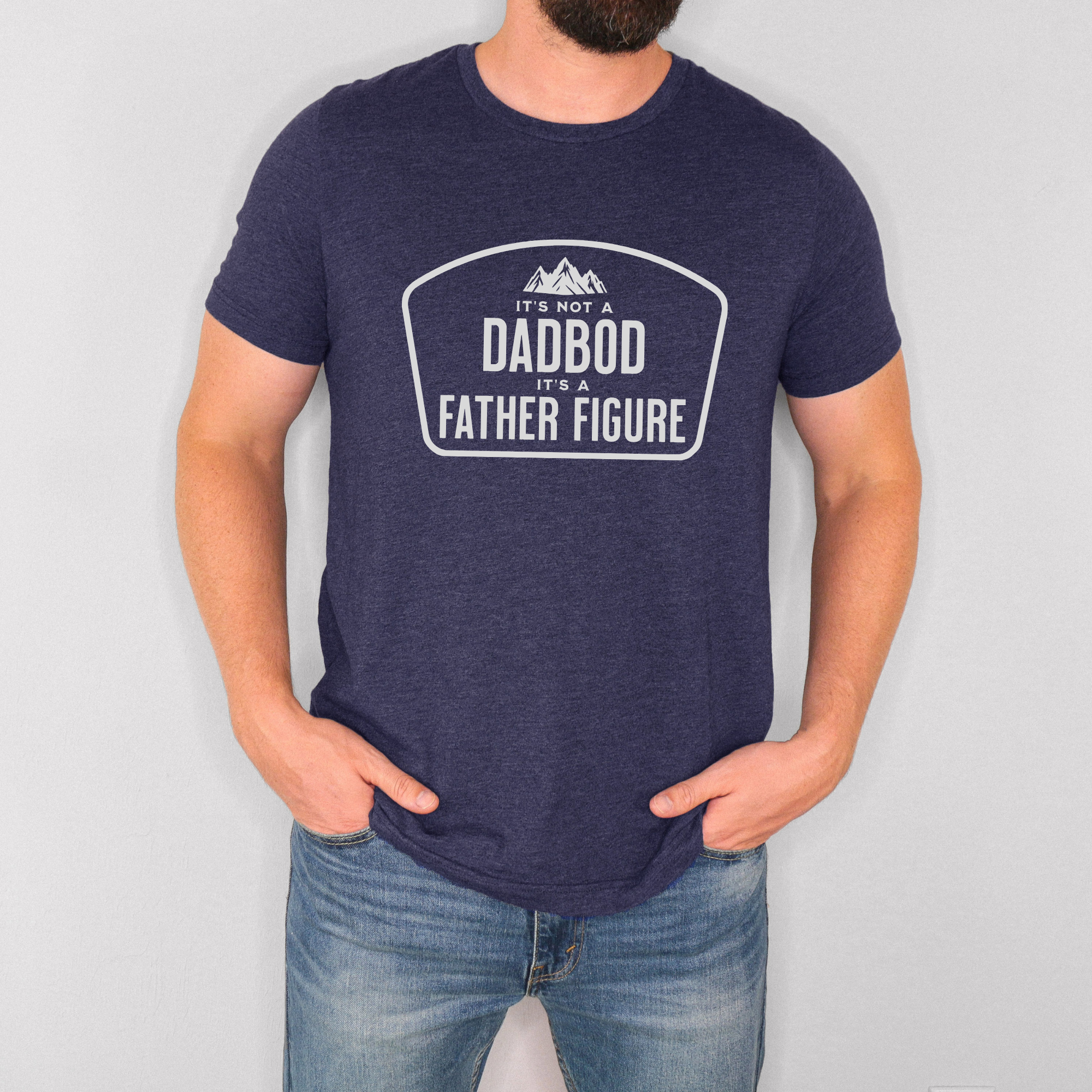 It’s Not a Dad Bod, It’s a Father Figure Graphic Tee 248-Graphic Tees-208 Tees Wholesale, Idaho