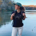 Geometric Buffalo Mountain Graphic Tee 006-Graphic Tees-208 Tees Wholesale, Idaho