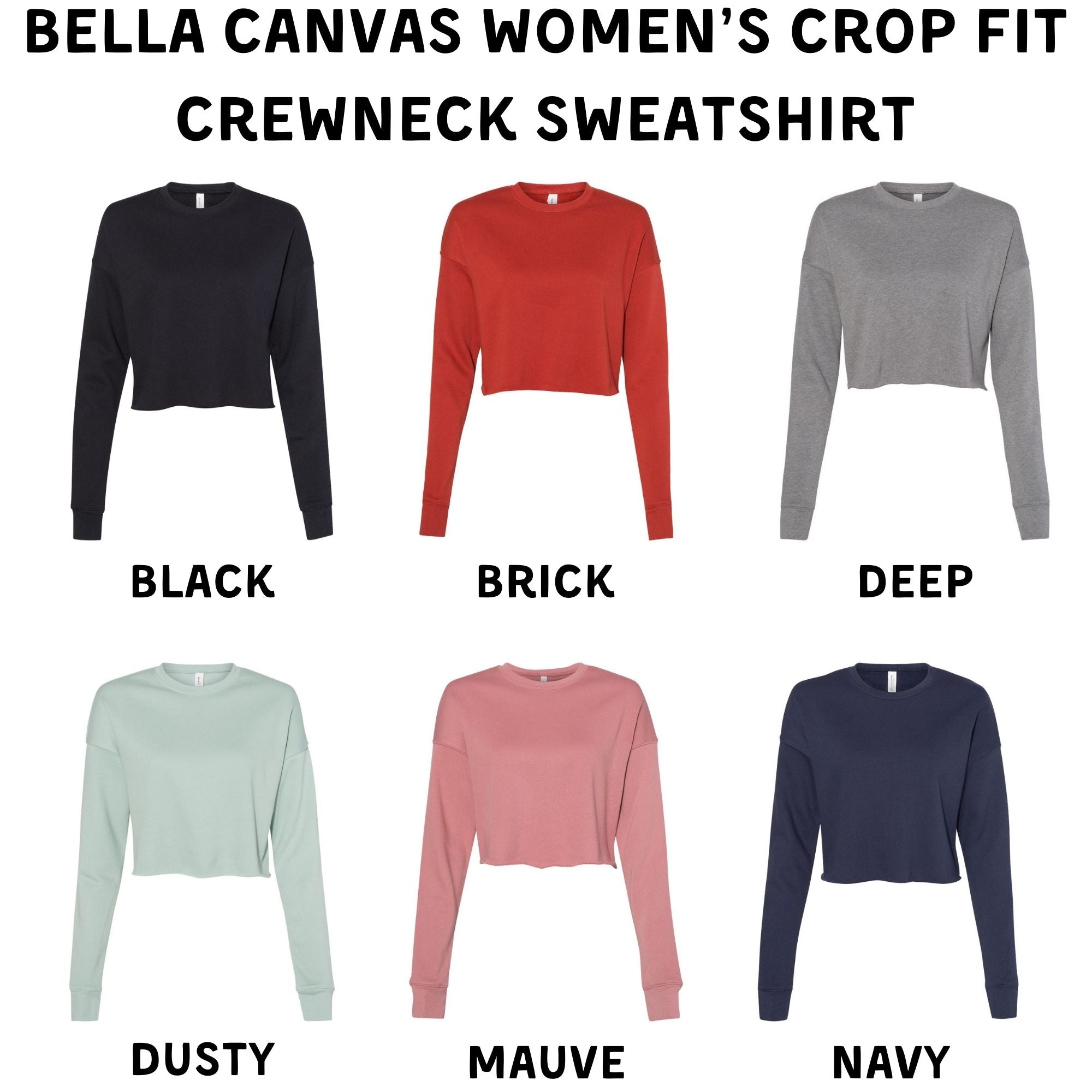 Desert Sun Bella Canvas Cropped Sweatshirt or Crop Hoodie *Women's Crop Fit*-208 Tees Wholesale, Idaho