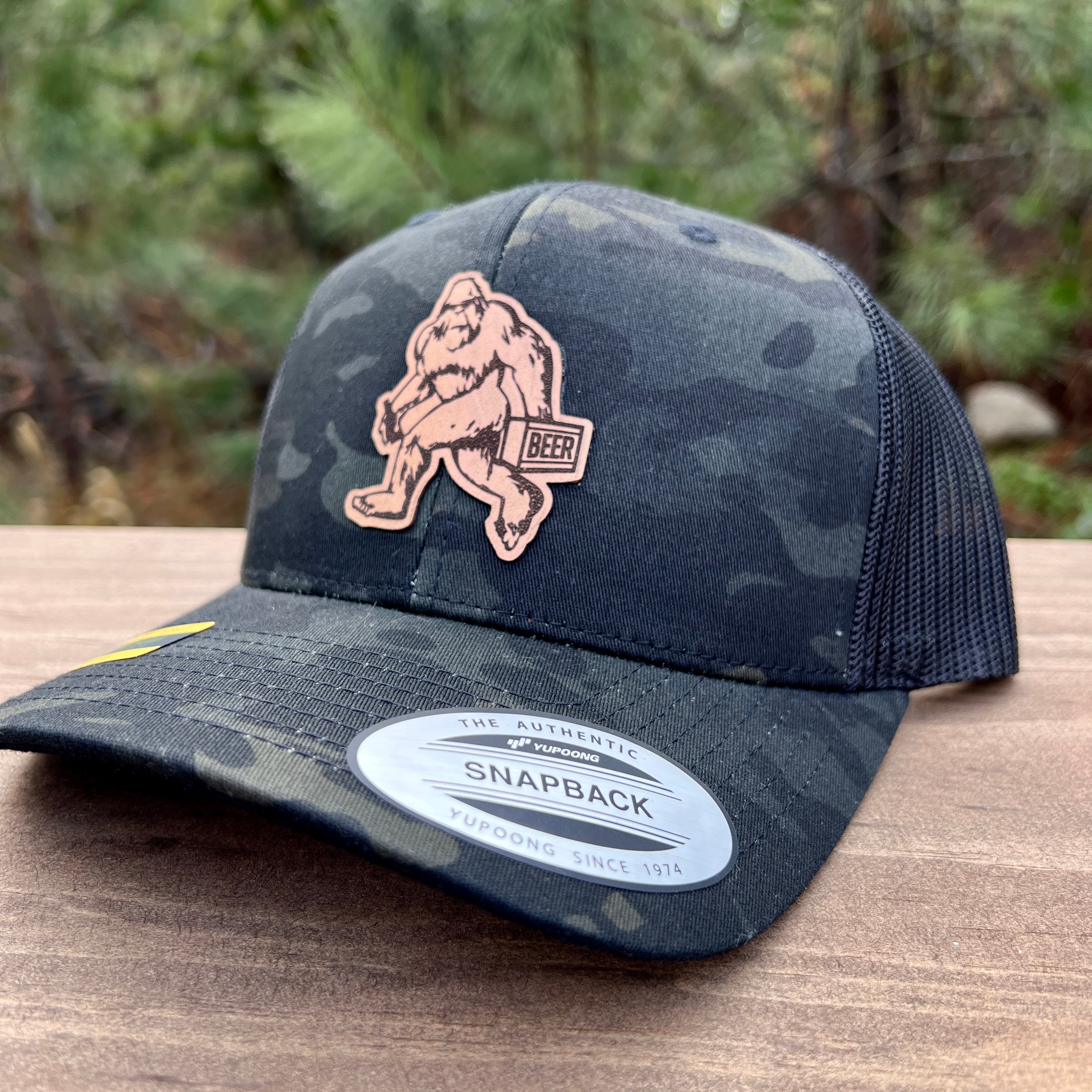 Bigfoot Loves Beer Hat-Hats-208 Tees Wholesale, Idaho