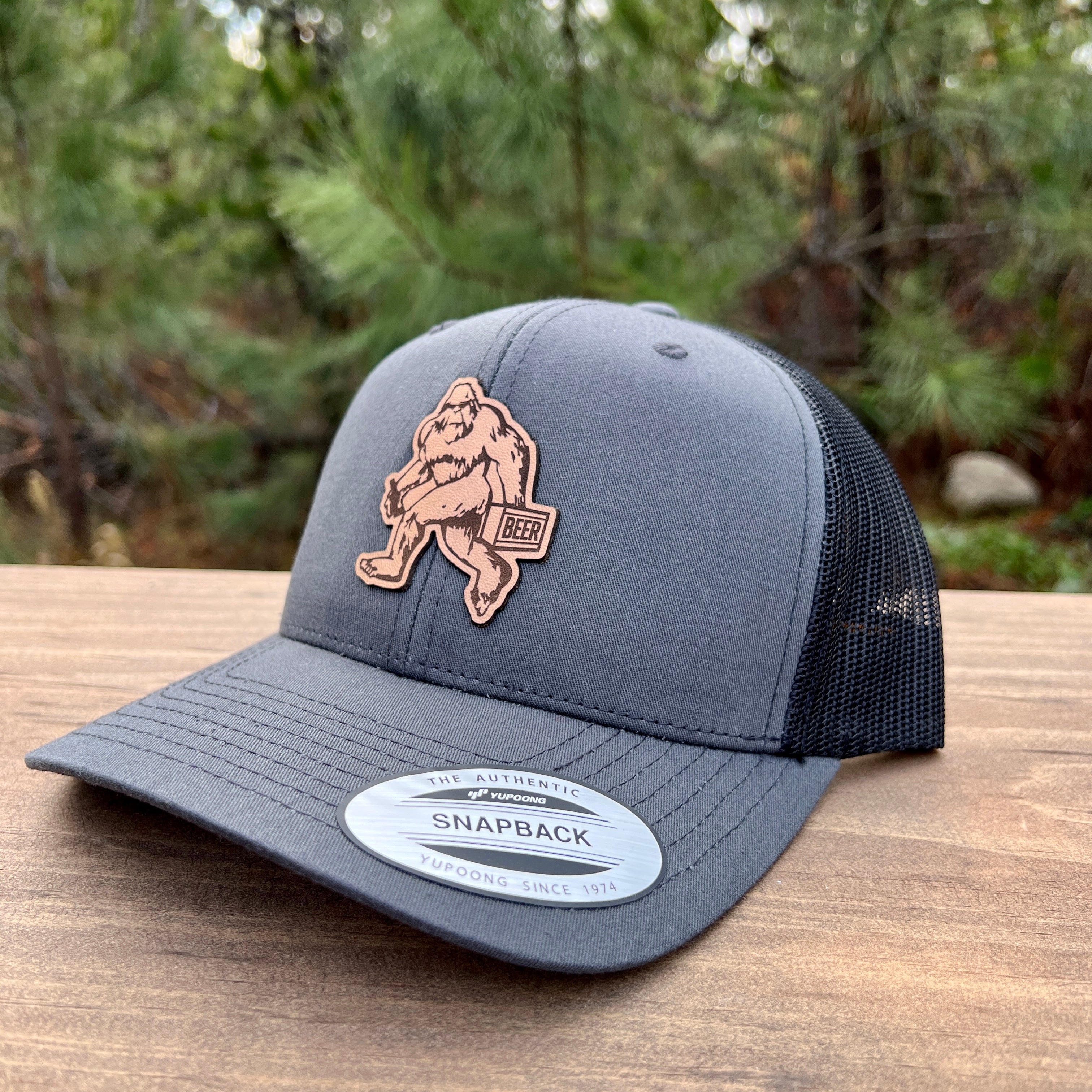 Bigfoot Loves Beer Hat-Hats-208 Tees Wholesale, Idaho