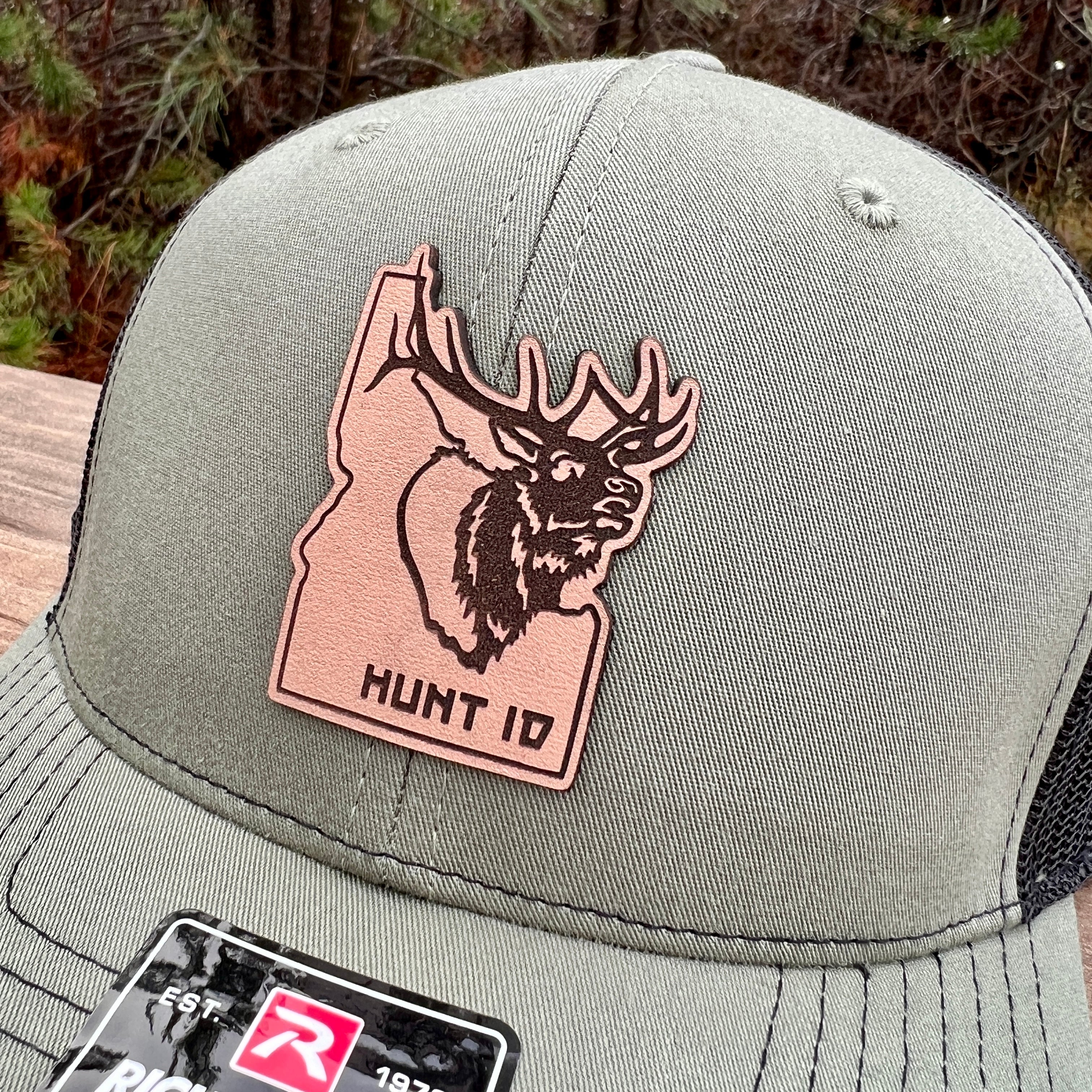 Elk Hunt Idaho Hat-Hats-208 Tees Wholesale, Idaho