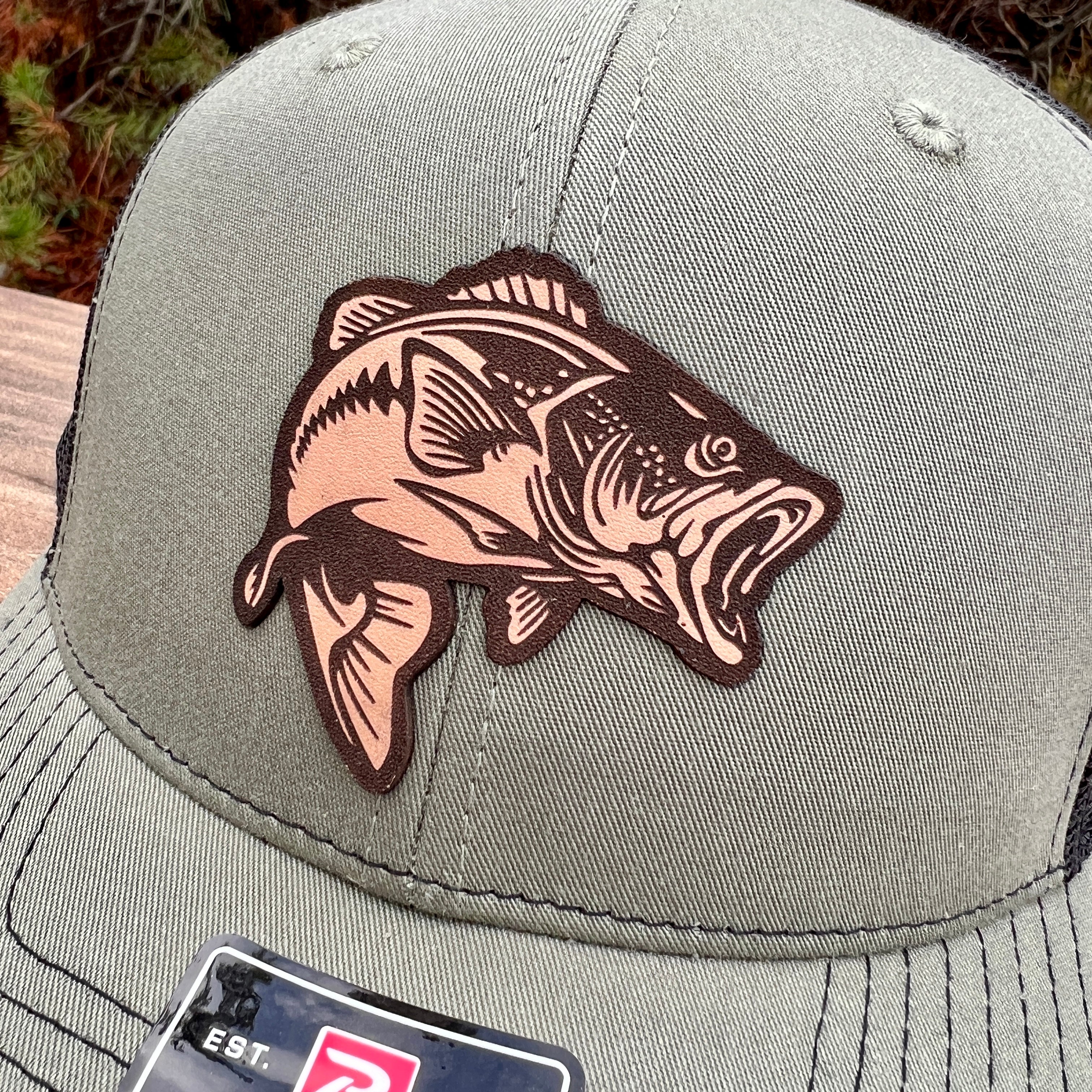 Bass Fishing Hat-Hats-208 Tees Wholesale, Idaho