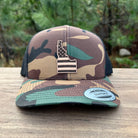 Idaho Flag Hat-Hats-208 Tees Wholesale, Idaho