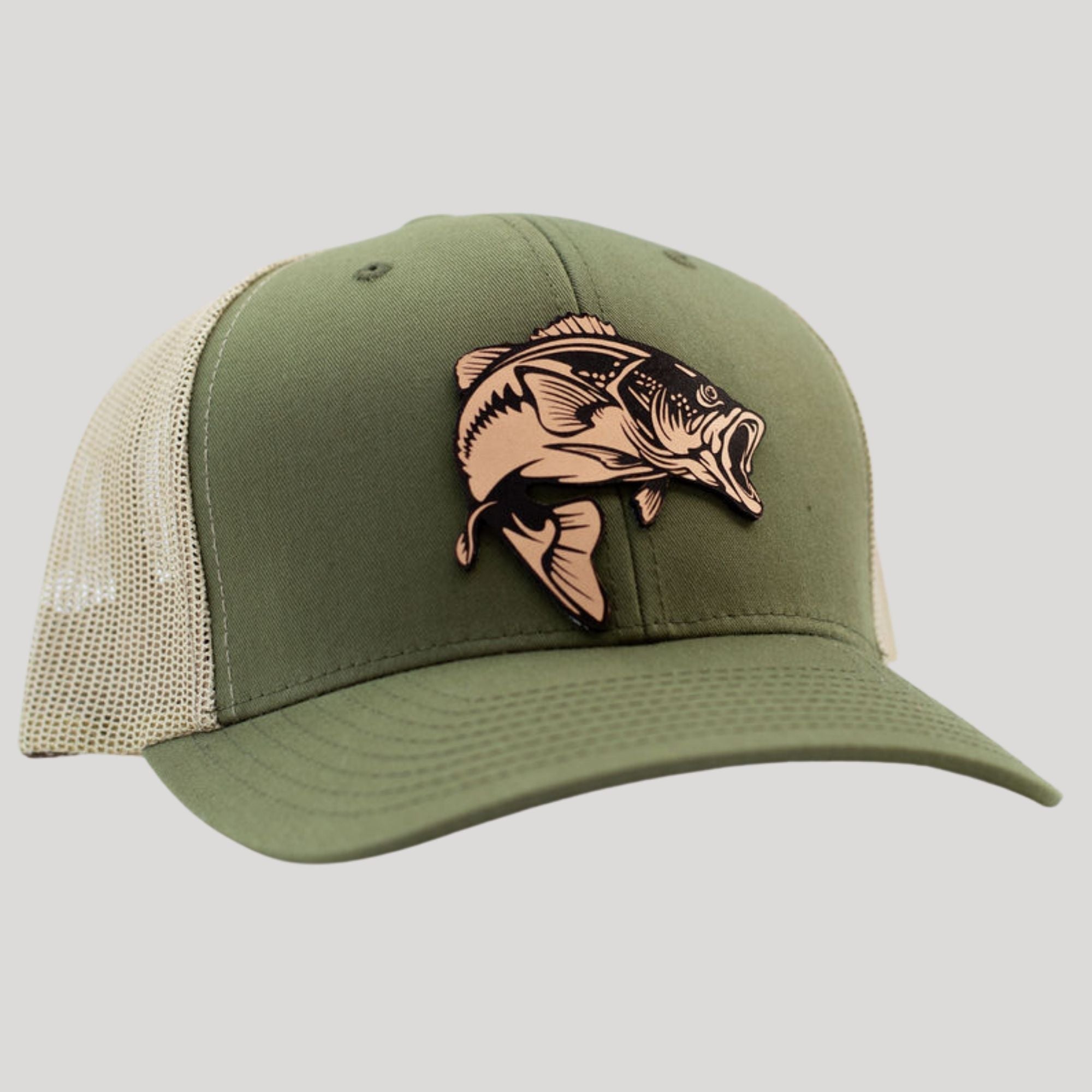 Bass Fishing Hat-Hats-208 Tees Wholesale, Idaho