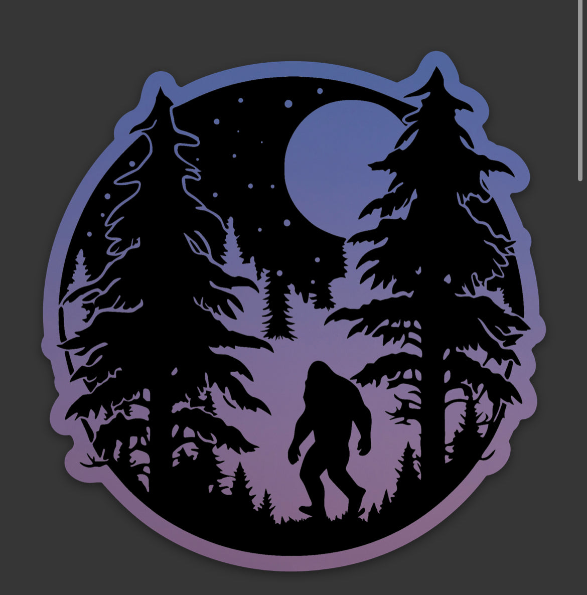 Copy of Bigfoot Nature Sticker-Sticker-208 Tees Wholesale, Idaho