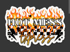 Hot Mess Sticker-Sticker-208 Tees Wholesale, Idaho