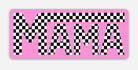 Checkered Mama Sticker-Sticker-208 Tees Wholesale, Idaho