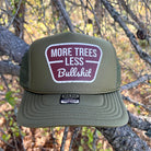 More Trees Less Bullsh*t Otto Foam Front Trucker Hat-Hats-208 Tees Wholesale, Idaho