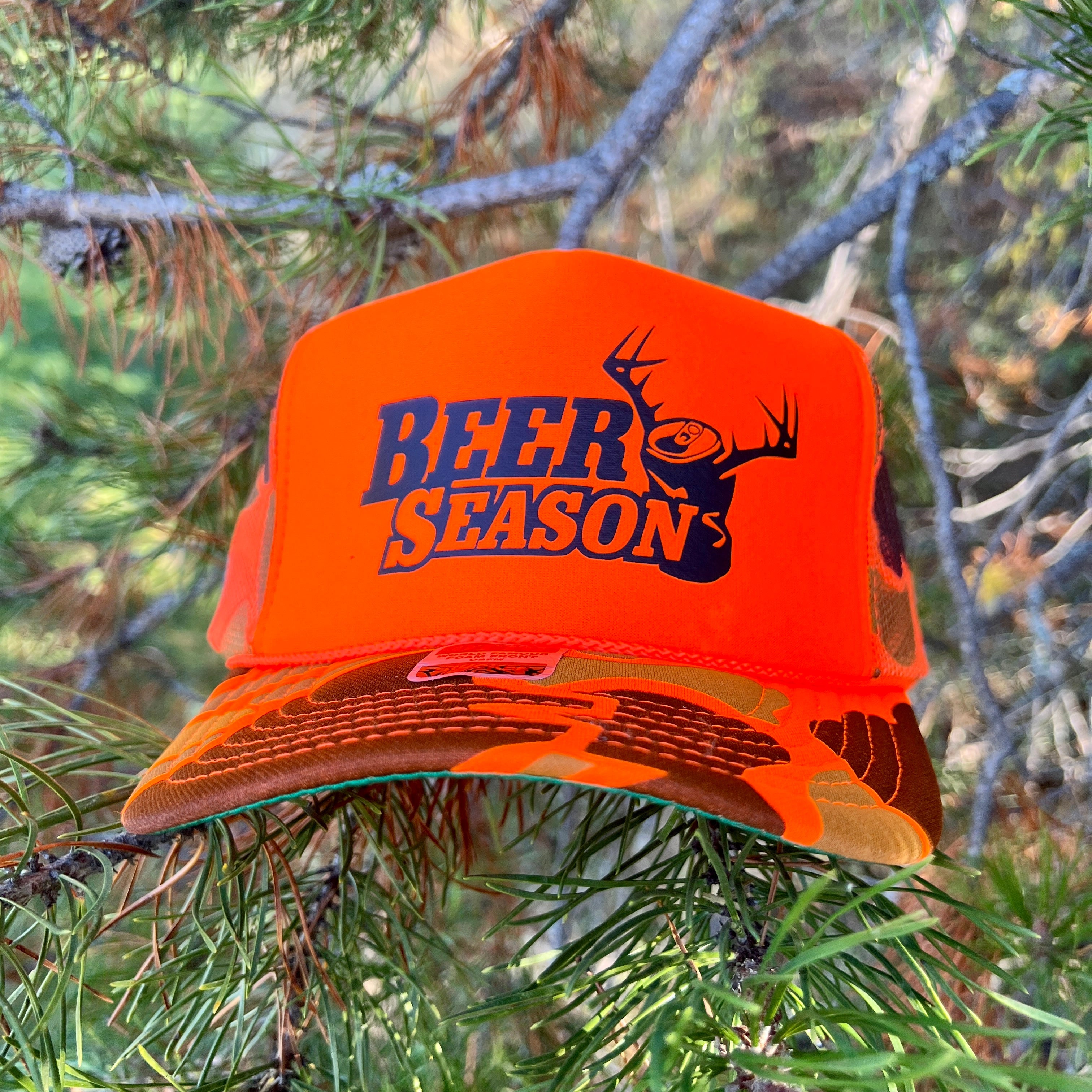 Beer Season Otto Foam Front Trucker Hat-Hats-208 Tees Wholesale, Idaho