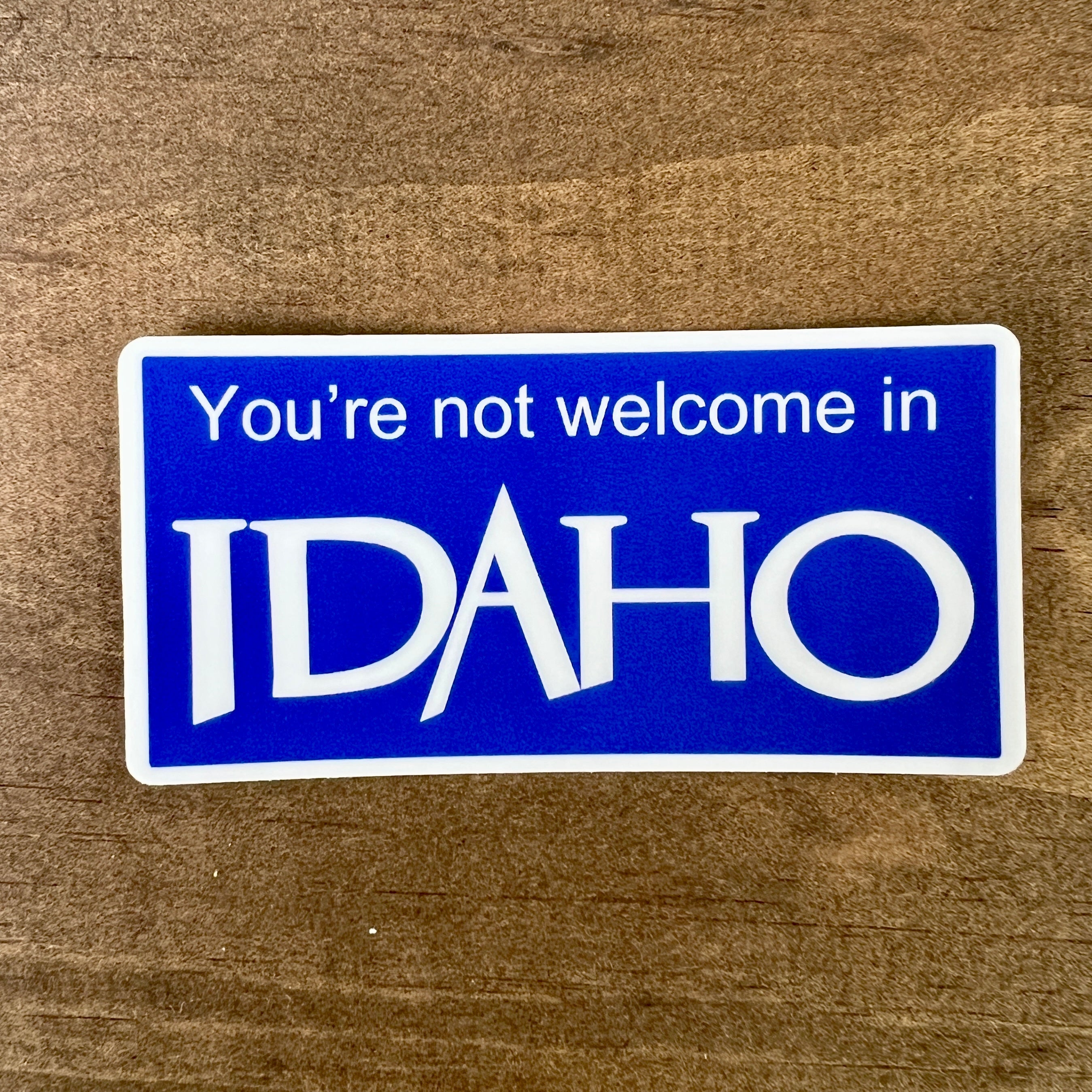 Hilarious Idaho Sticker-Sticker-208 Tees Wholesale, Idaho