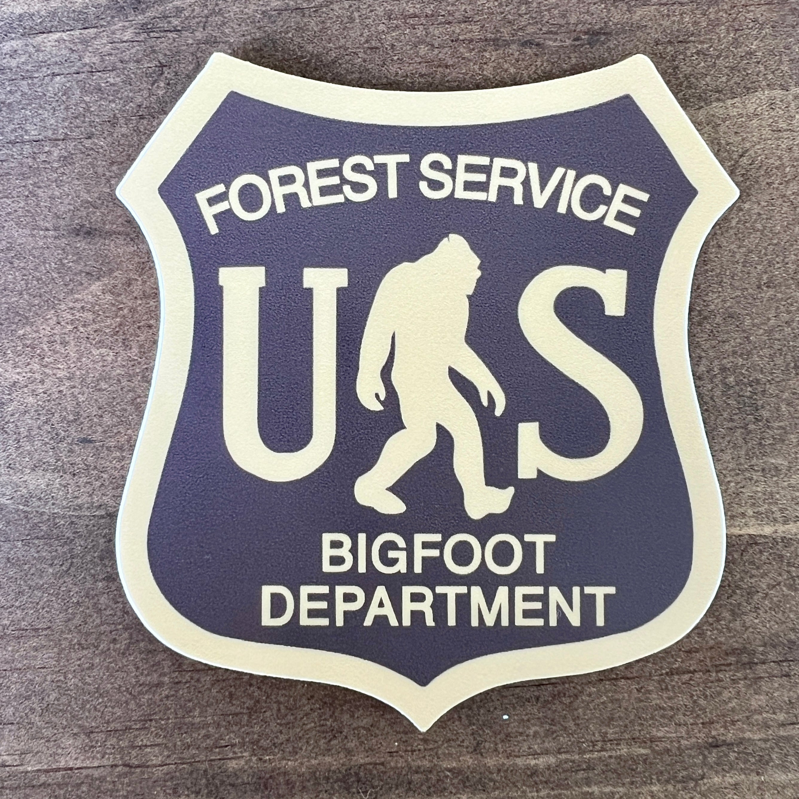Bigfoot Badge Sticker-Sticker-208 Tees Wholesale, Idaho