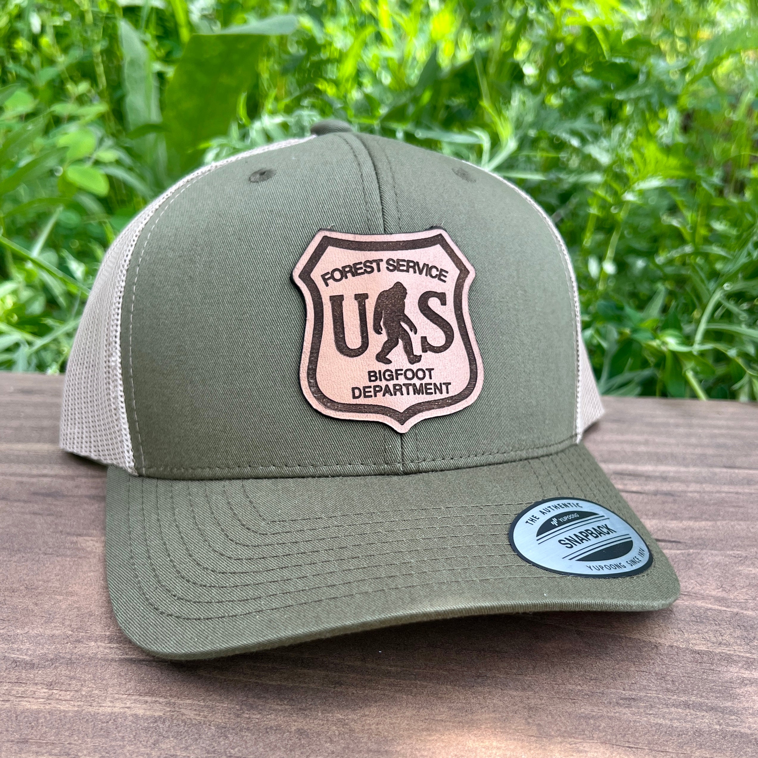 Bigfoot Forest Service Badge Hat-Hats-208 Tees Wholesale, Idaho