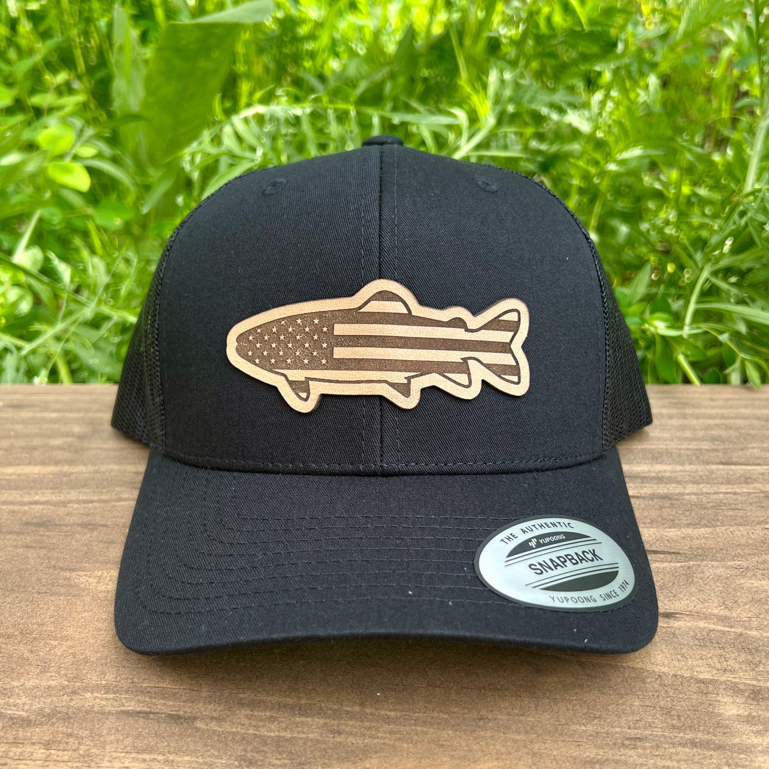 Fishing Hat - Angler Hat - Patriotic Fishing Hat-Hats-208 Tees Wholesale, Idaho