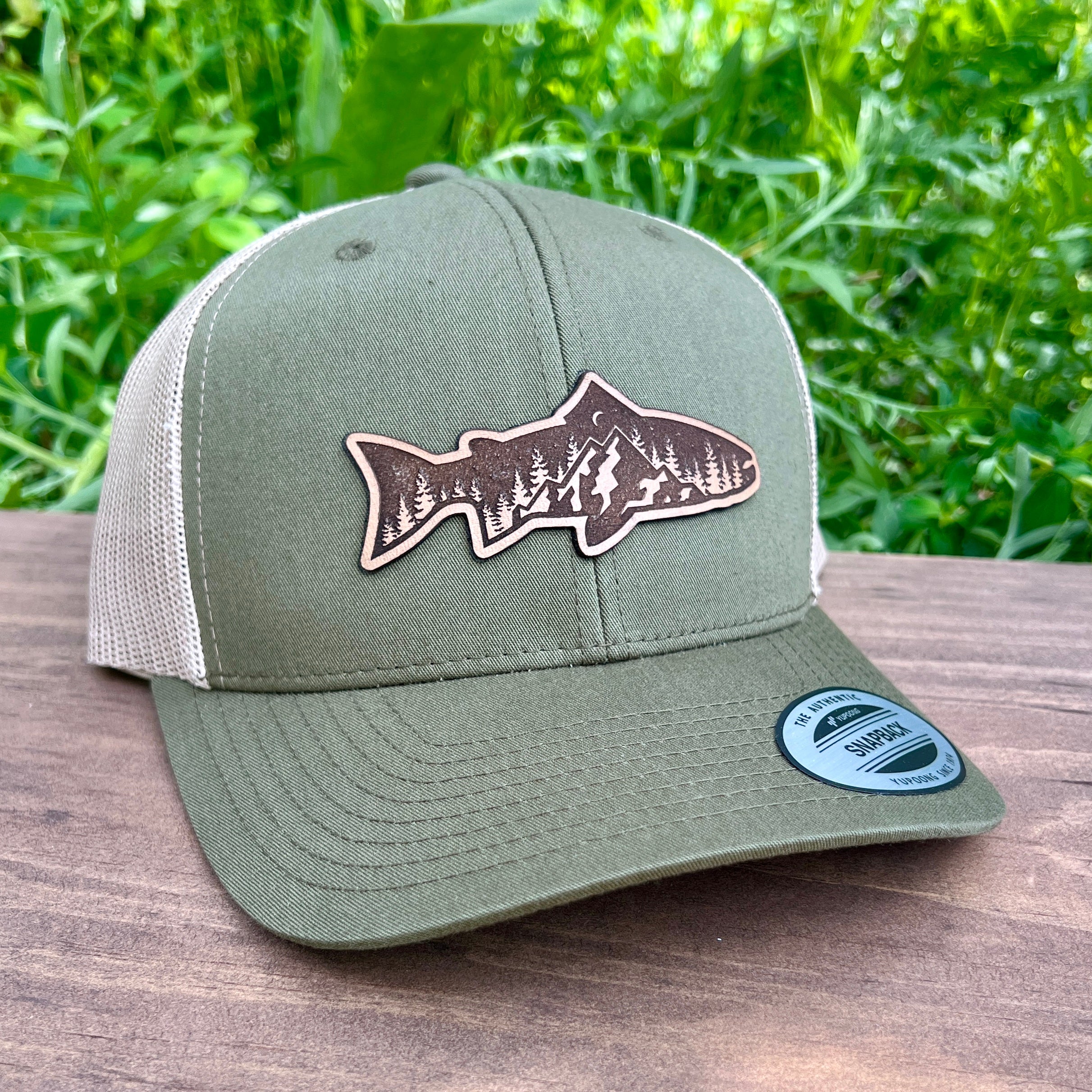 Fishing Hat - Angler Hat - Fly Fishing Nature-Hats-208 Tees Wholesale, Idaho