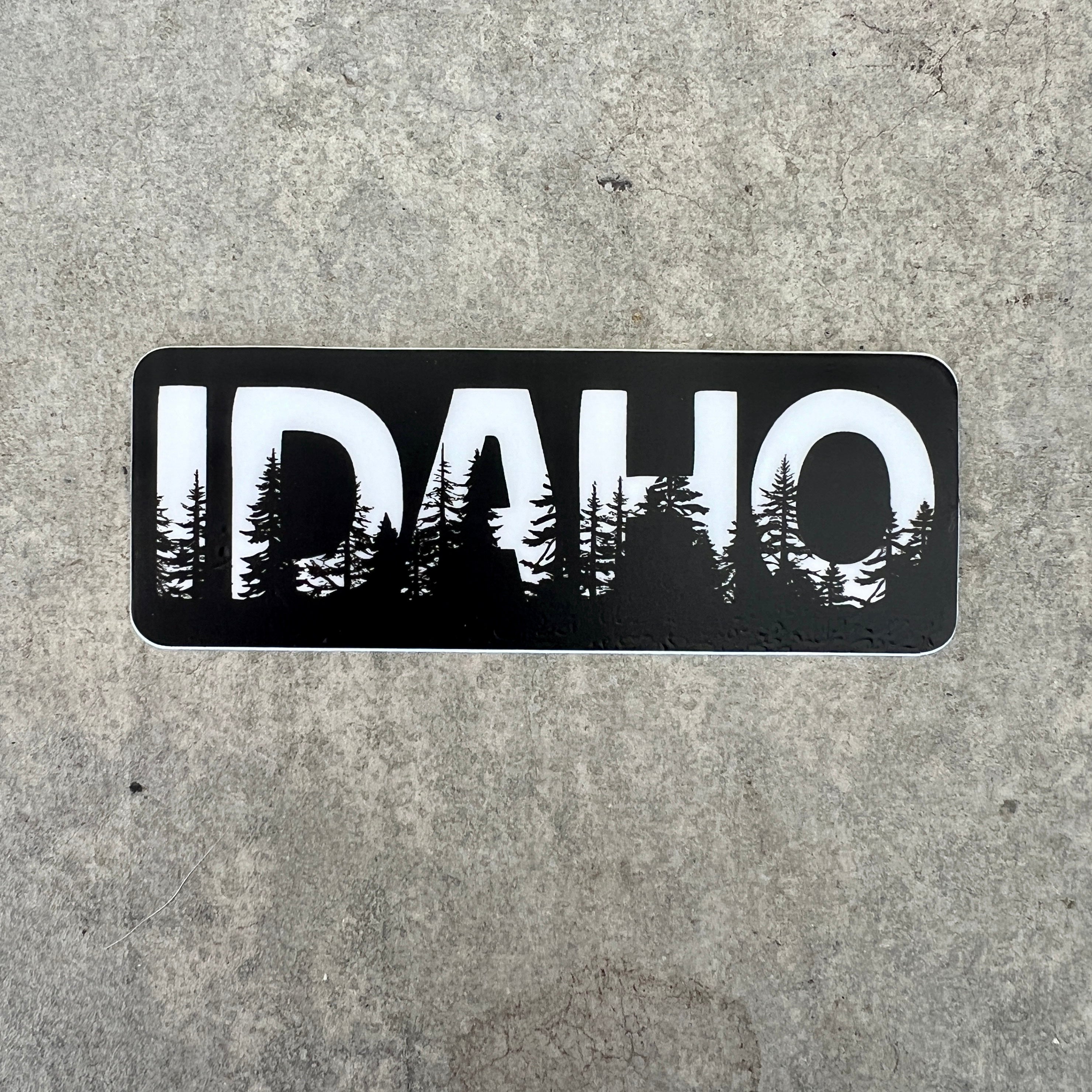 Idaho Trees Sticker-Sticker-208 Tees Wholesale, Idaho