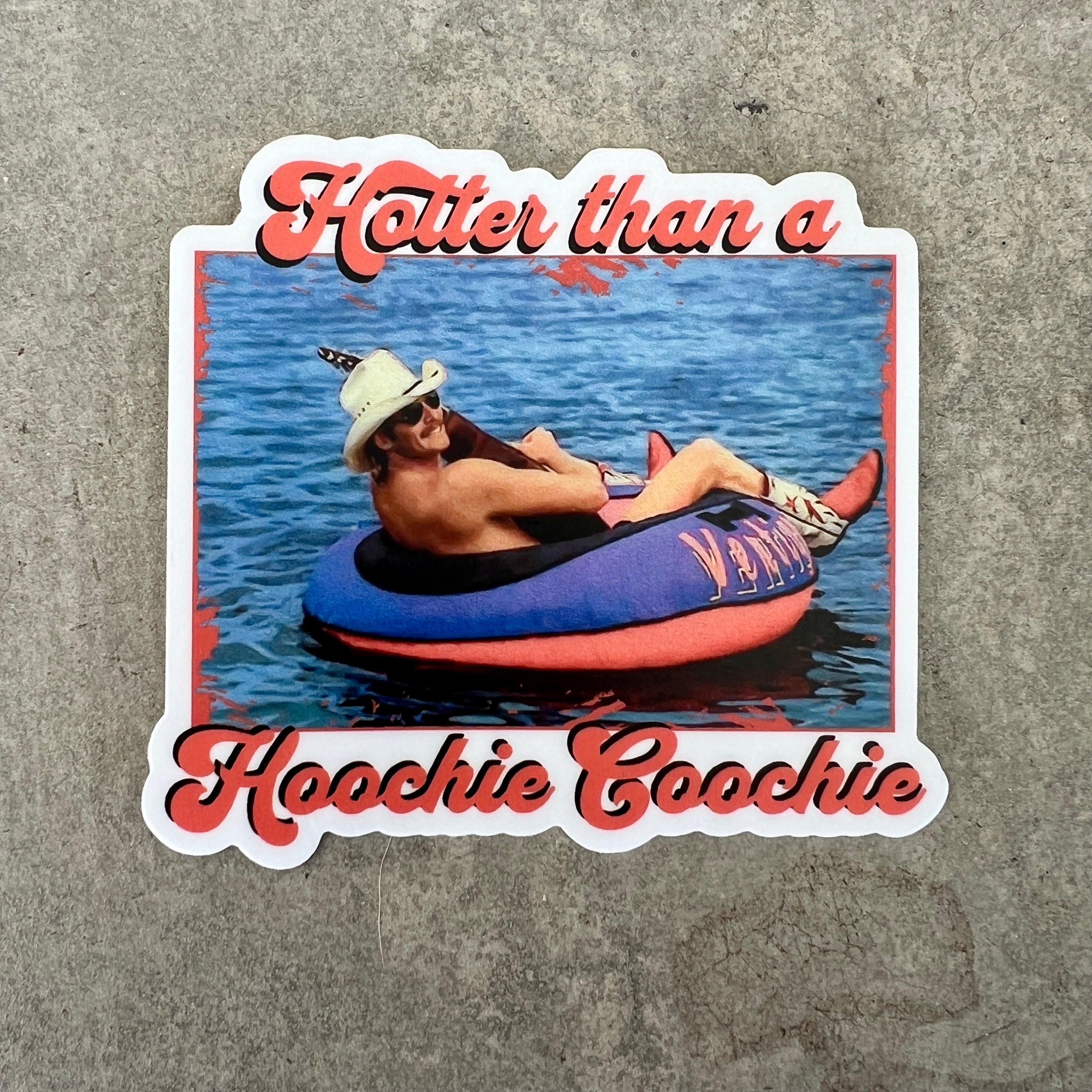 Funny Lake Life Sticker for Country Music Lover-Sticker-208 Tees Wholesale, Idaho